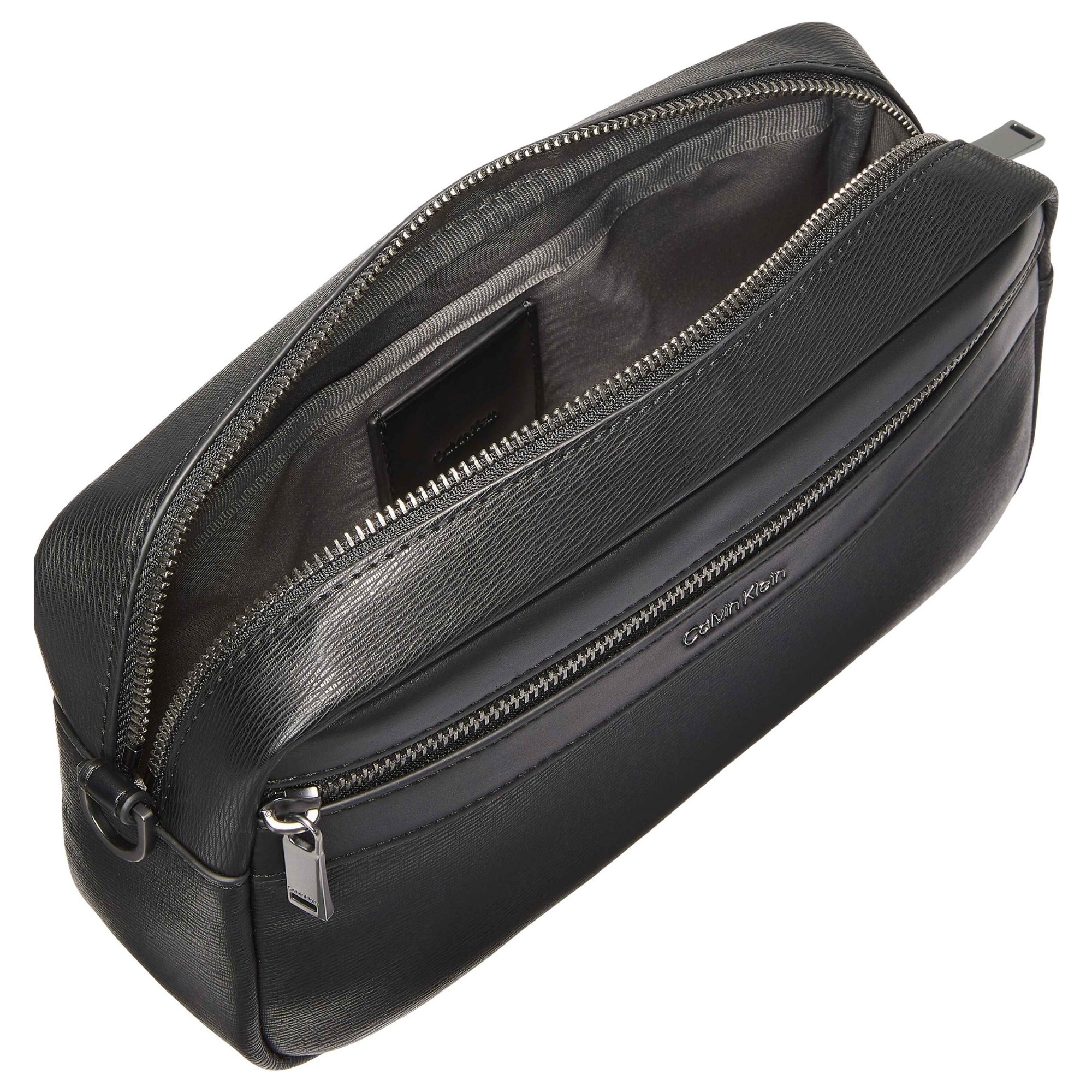 CALVIN KLEIN Rankinė per petį vyrams, Juoda, zip camera bag 3