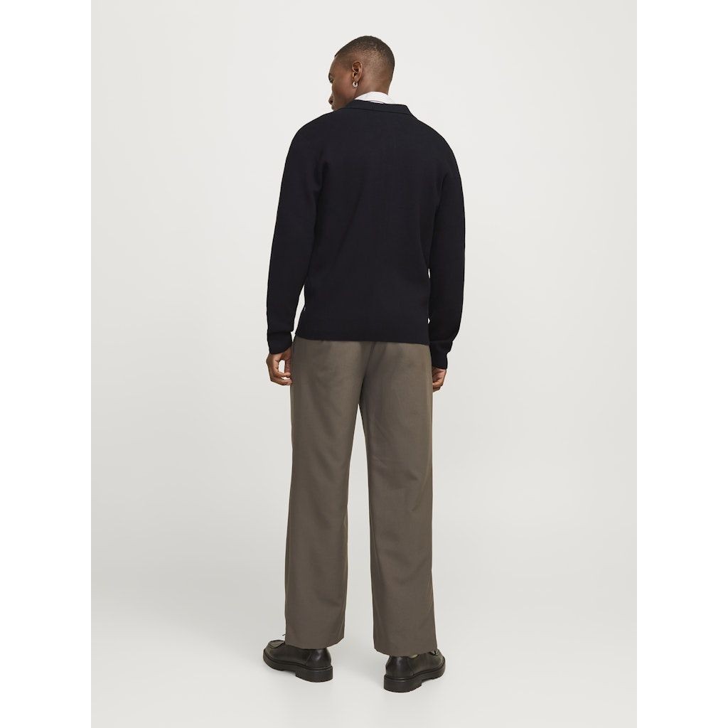 JACK & JONES Kardiganas vyrams, Juoda, Milano cardigan 6