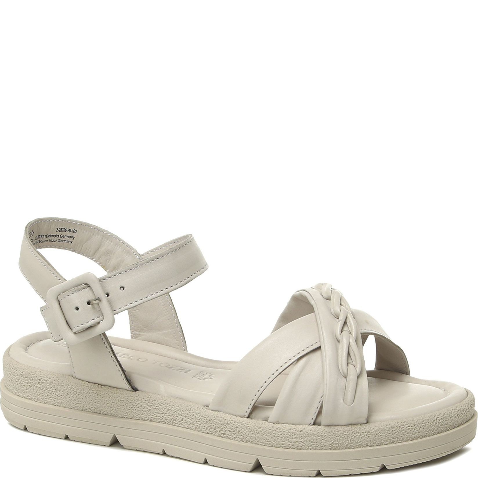 MARCO TOZZI Basutės moterims, Balta, SANDALS 1