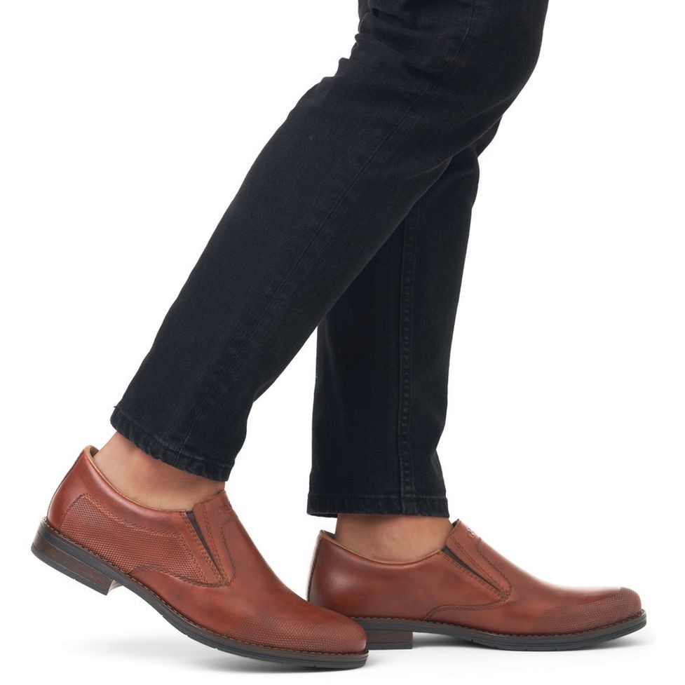 RIEKER Klasikiniai batai vyrams, Ruda, FORMAL 2