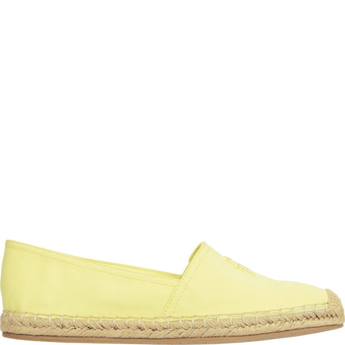 TOMMY HILFIGER Loaferiai moterims, Geltona, Embroidered flat espadrille 1