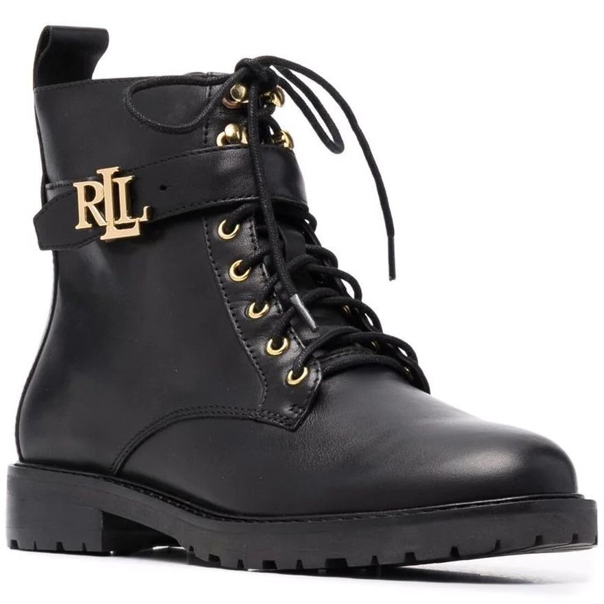 LAUREN RALPH LAUREN Aulinukai moterims, Juoda, Elridge bootie 2