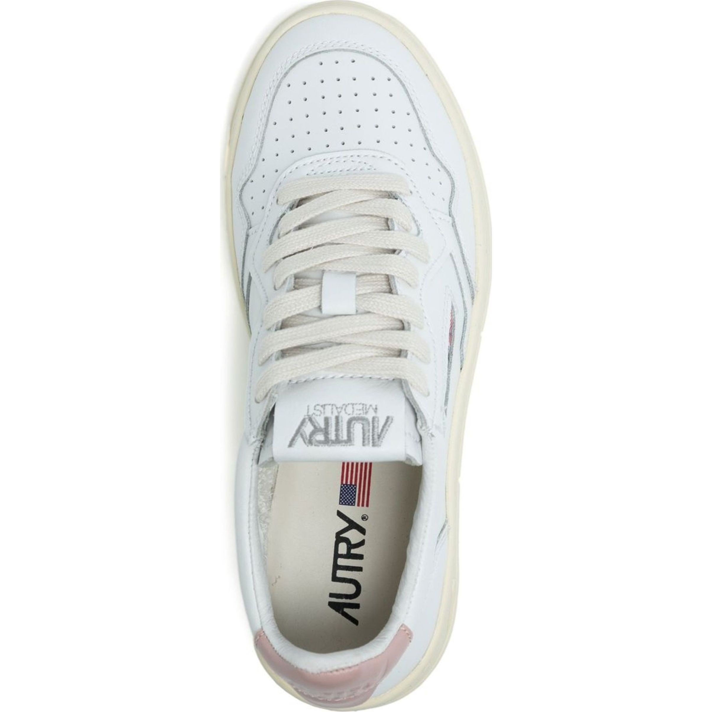 AUTRY Sportiniai bateliai moterims, Balta, Medalist low  sneakers 4