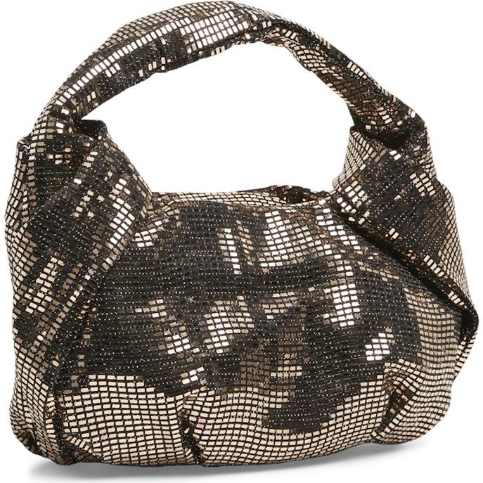 PIECES Rankinė per petį moterims, Auksinė, Nitter sequins shoulder bag