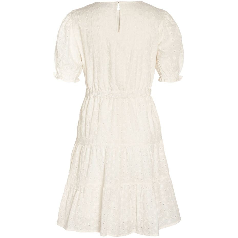 NOISY MAY Mini suknelė moterims, Balta, NMSOMMER S/S BRODERI 2