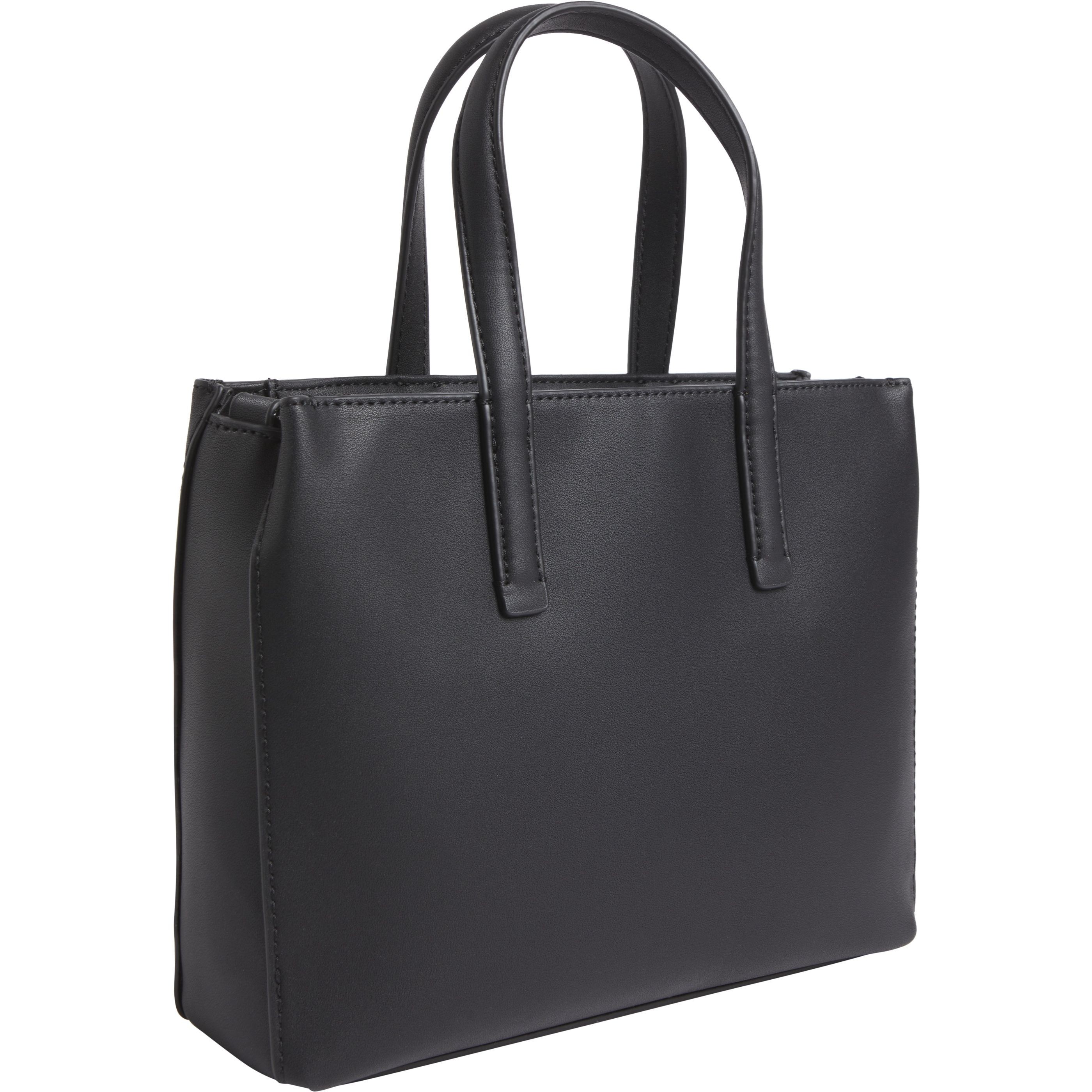 CALVIN KLEIN Pirkinių krepšys moterims, Juoda, Must small tote 2