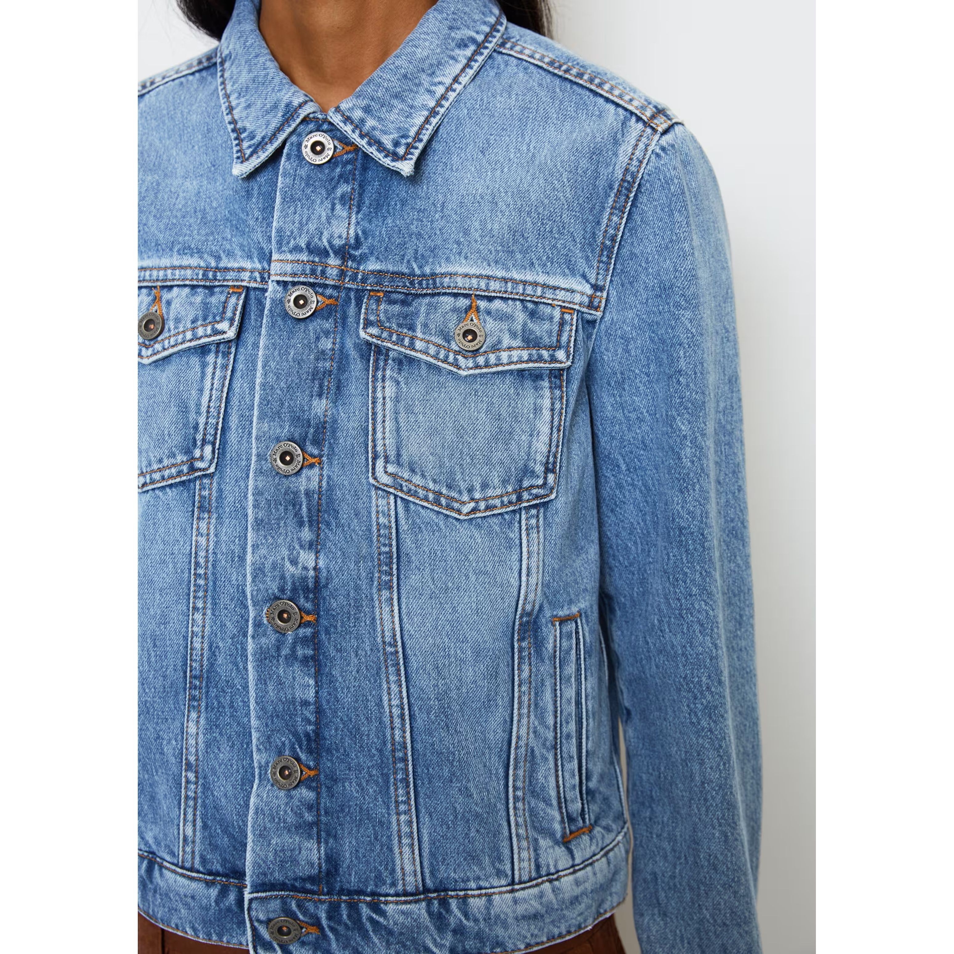 MARC O'POLO Džinsinis švarkas moterims, Mėlyna 4