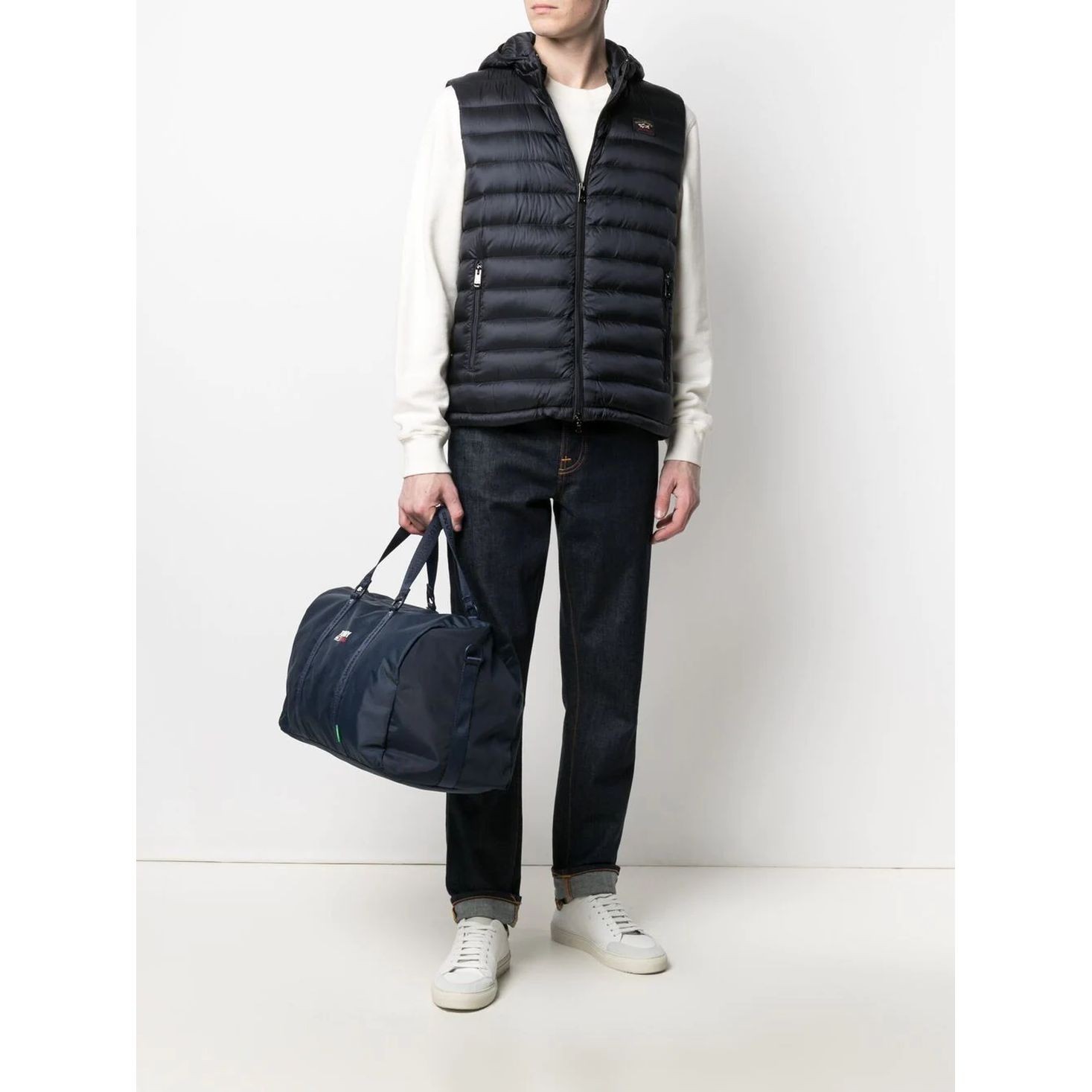 PAUL&SHARK Pūkinė striukė vyrams, Mėlyna, Down waistcoat 2