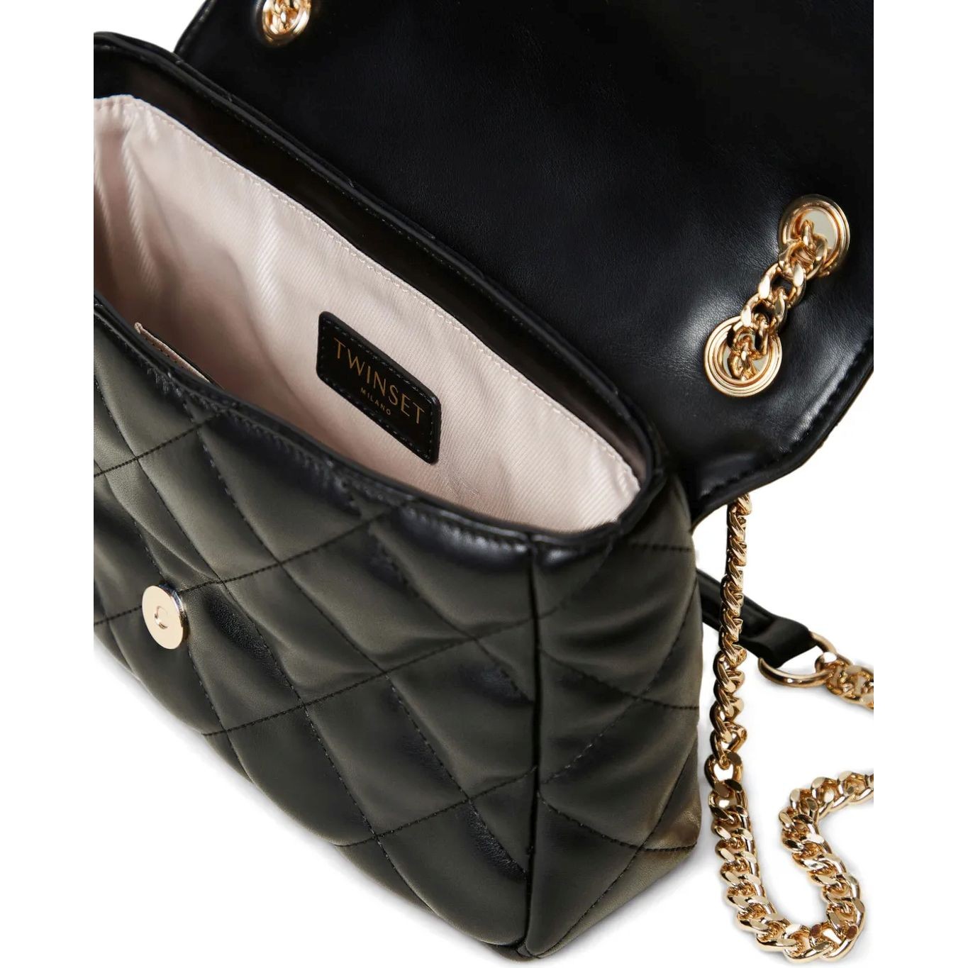 TWINSET Rankinė per petį moterims, Juoda, Audrey cross body bag 4