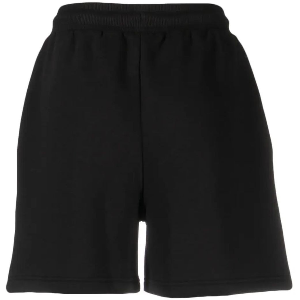 CALVIN KLEIN JEANS Šortai moterims, Juoda, Monologo loose short 2