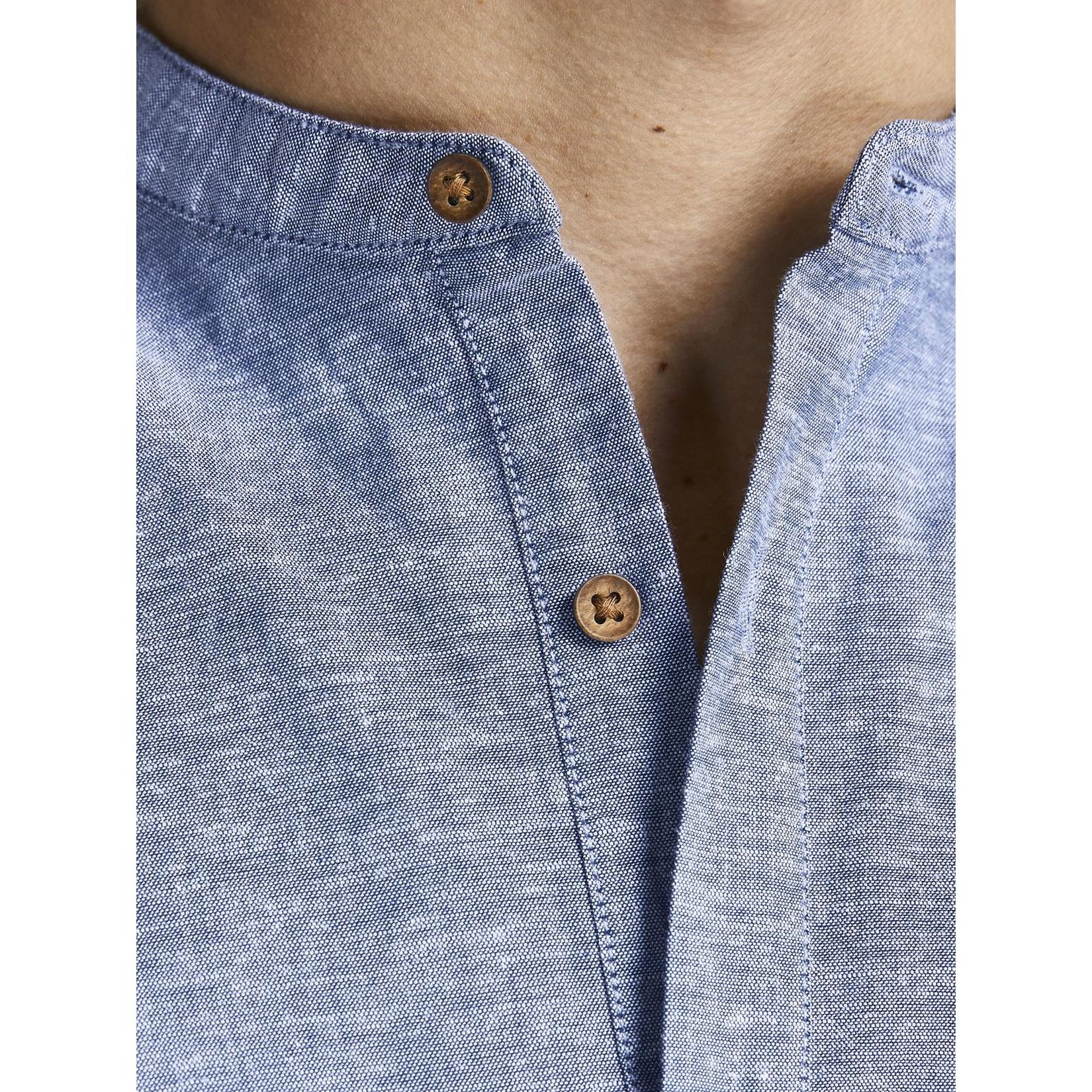 JACK & JONES Marškiniai ilgomis rankovėmis vyrams, Mėlyna, Marškiniai ilgomis rankovėmis 4