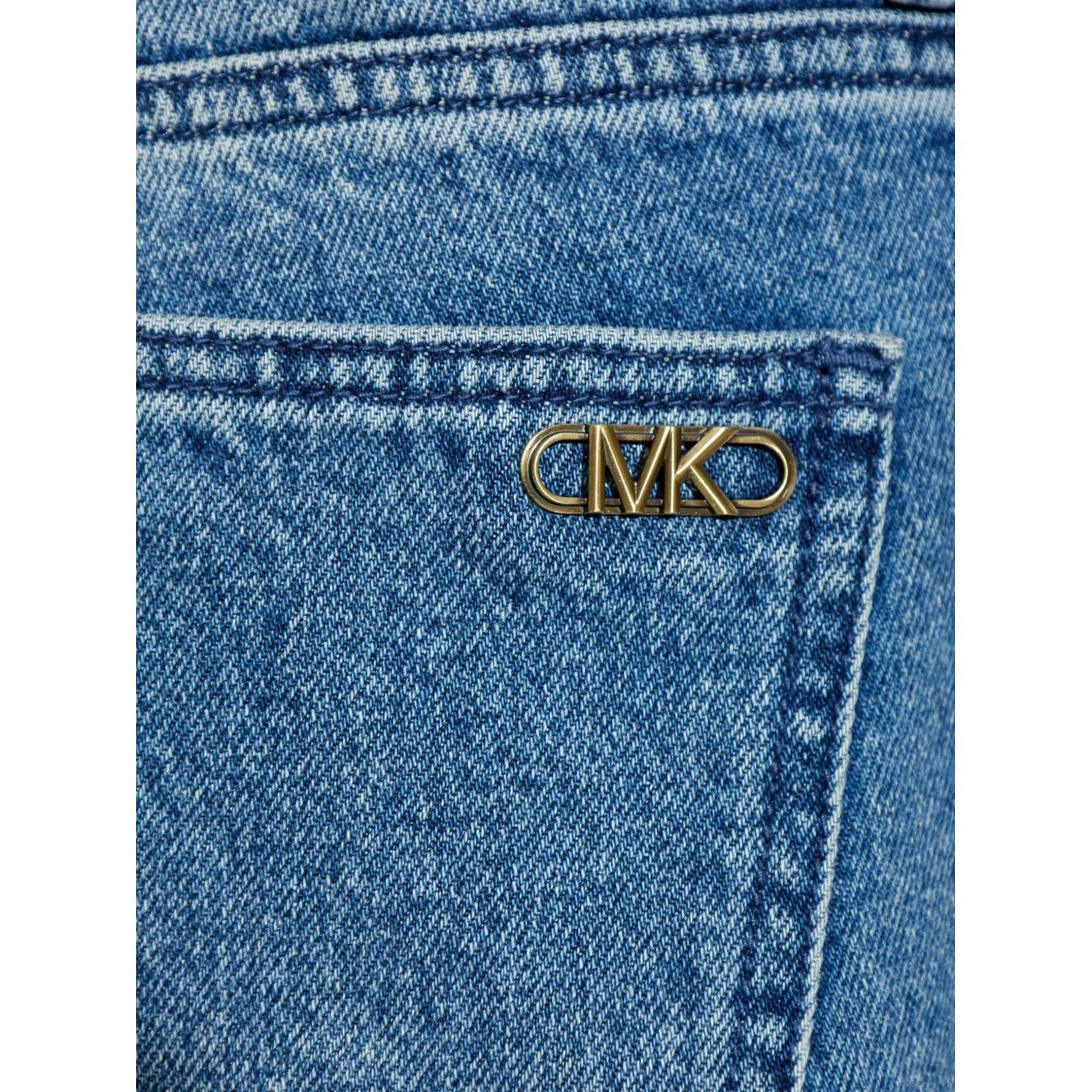 MICHAEL KORS Platūs džinsai moterims, Mėlyna, Relaxed wide leg jean 2