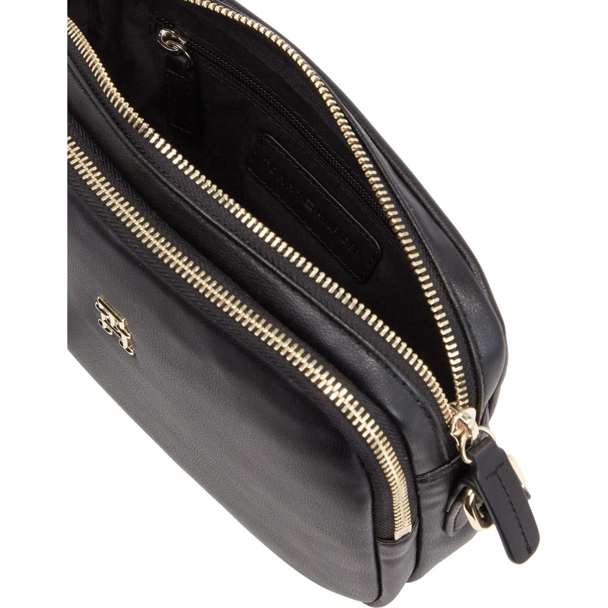 TOMMY HILFIGER Rankinė per petį moterims, Juoda, Poppy plus crossover 4