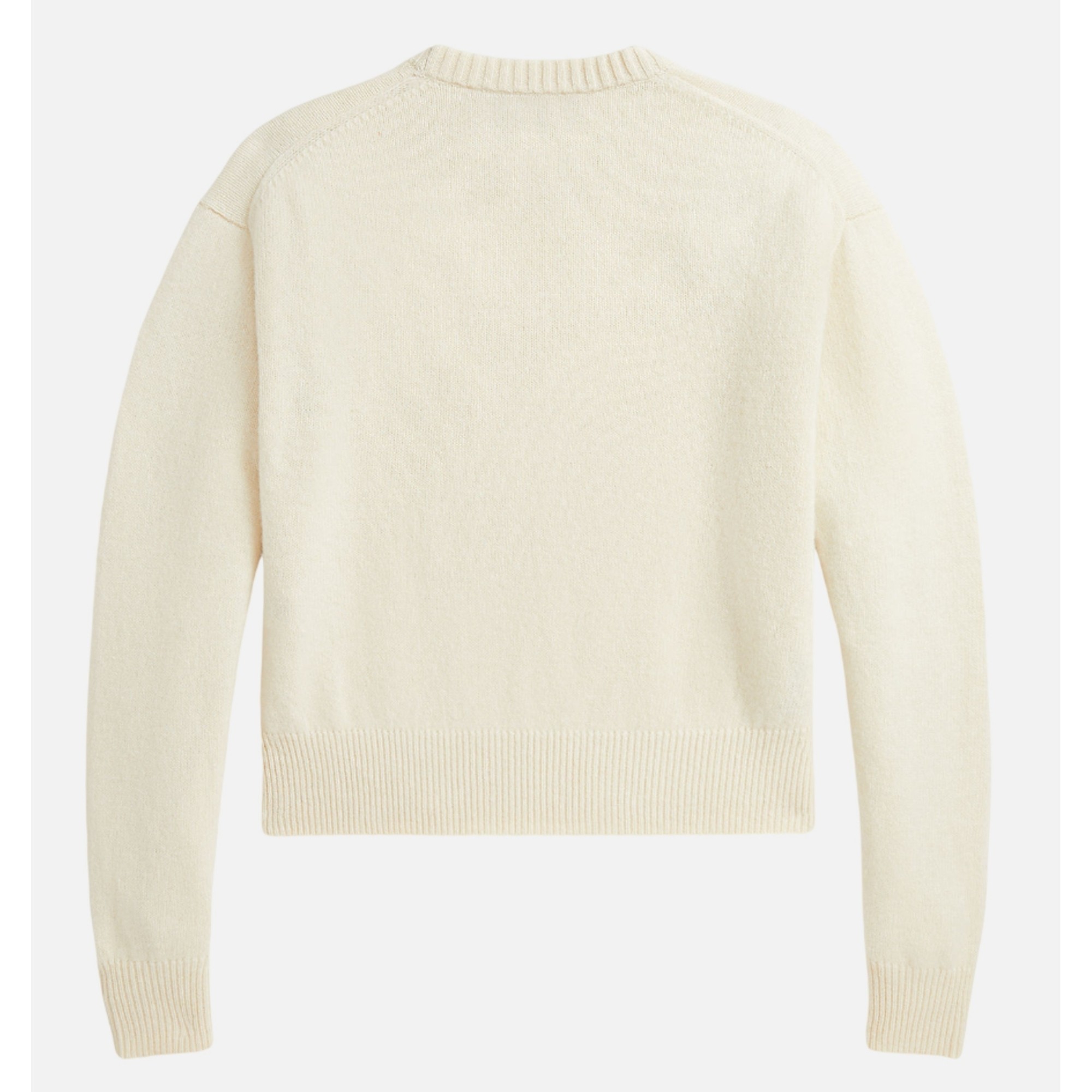 POLO RALPH LAUREN Megztinis moterims, Smėlio, Long sleeve pullover 2