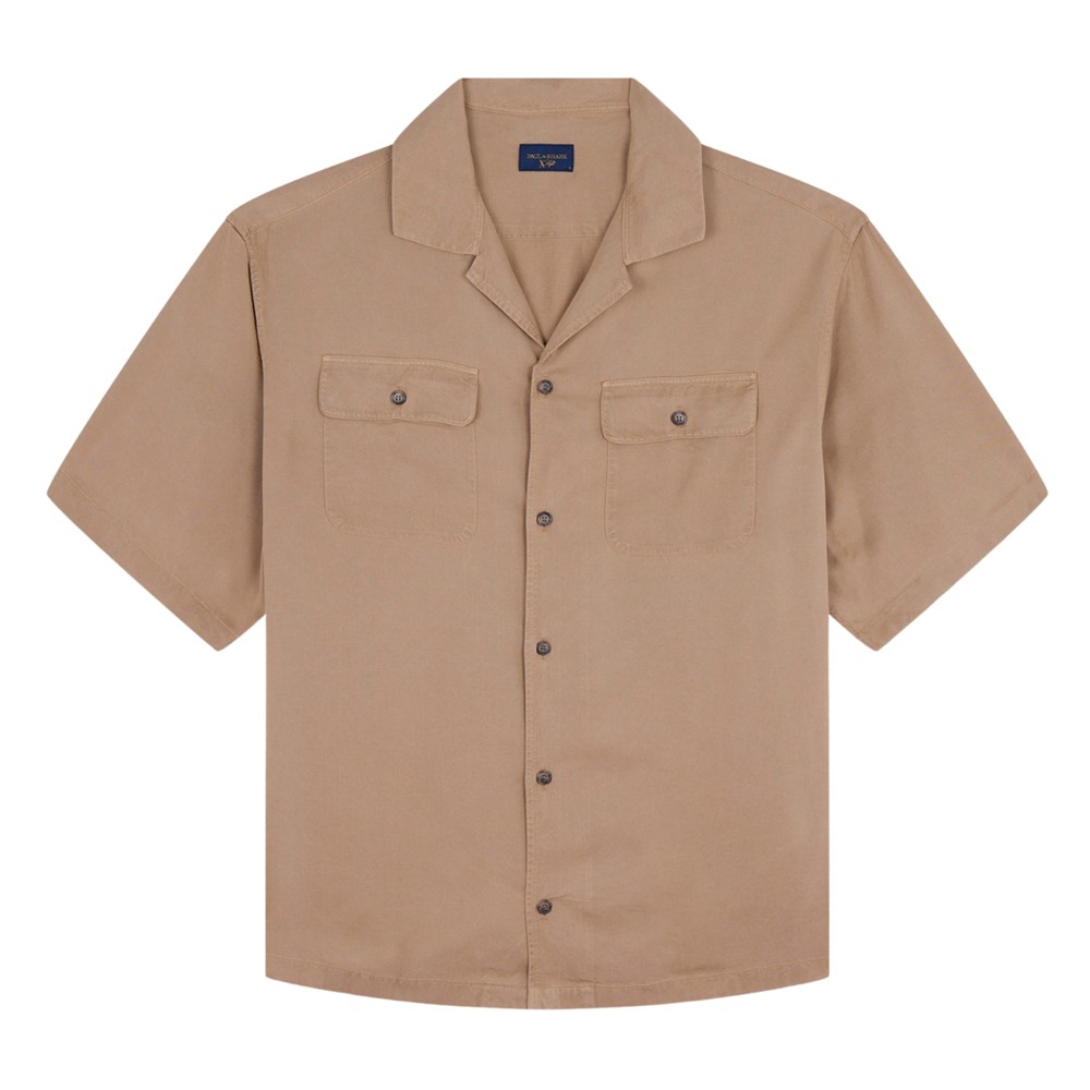 PAUL&SHARK Marškiniai ilgomis rankovėmis vyrams, Ruda, Shirts 1