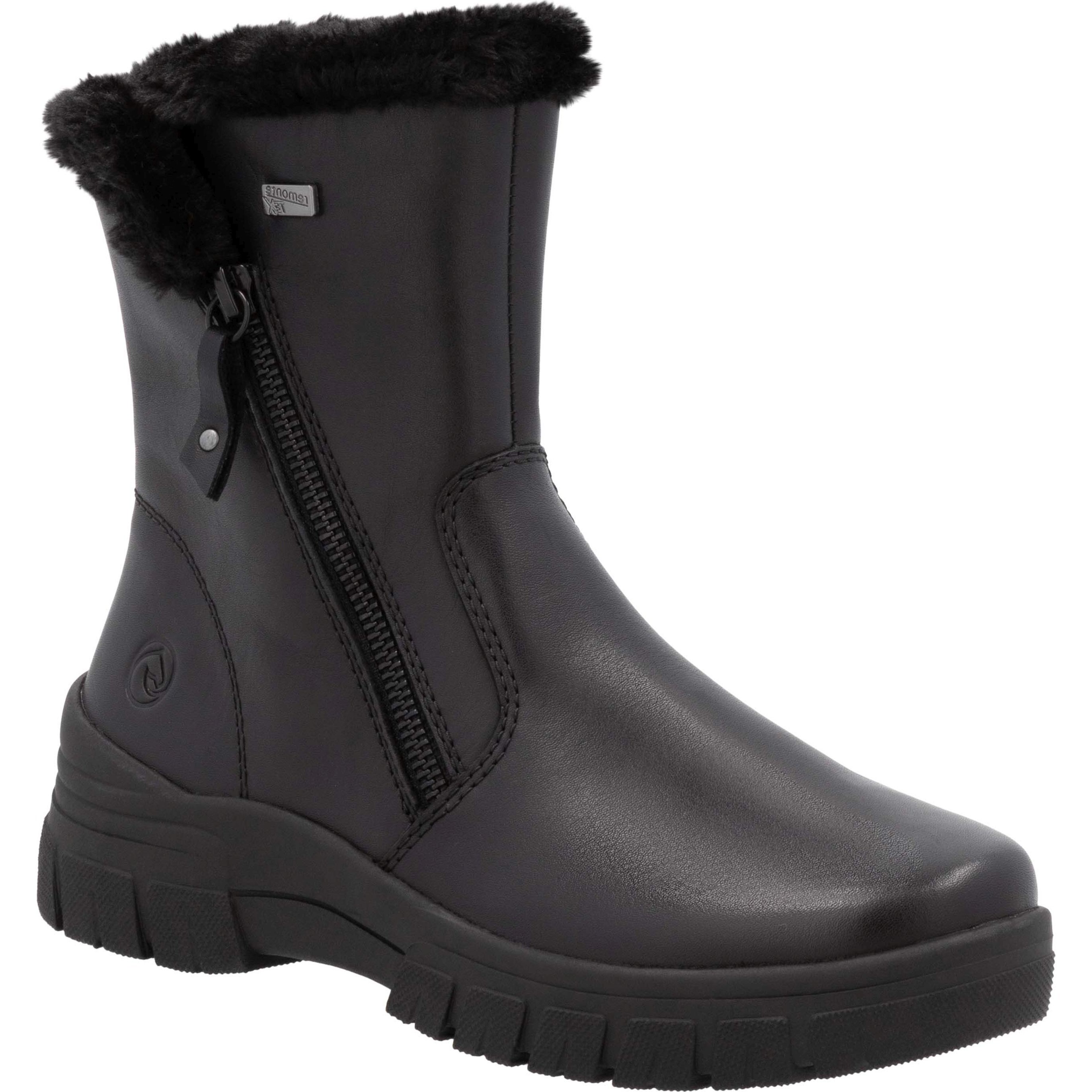 REMONTE Aulinukai moterims, Juoda, Ladies mid height boots 1