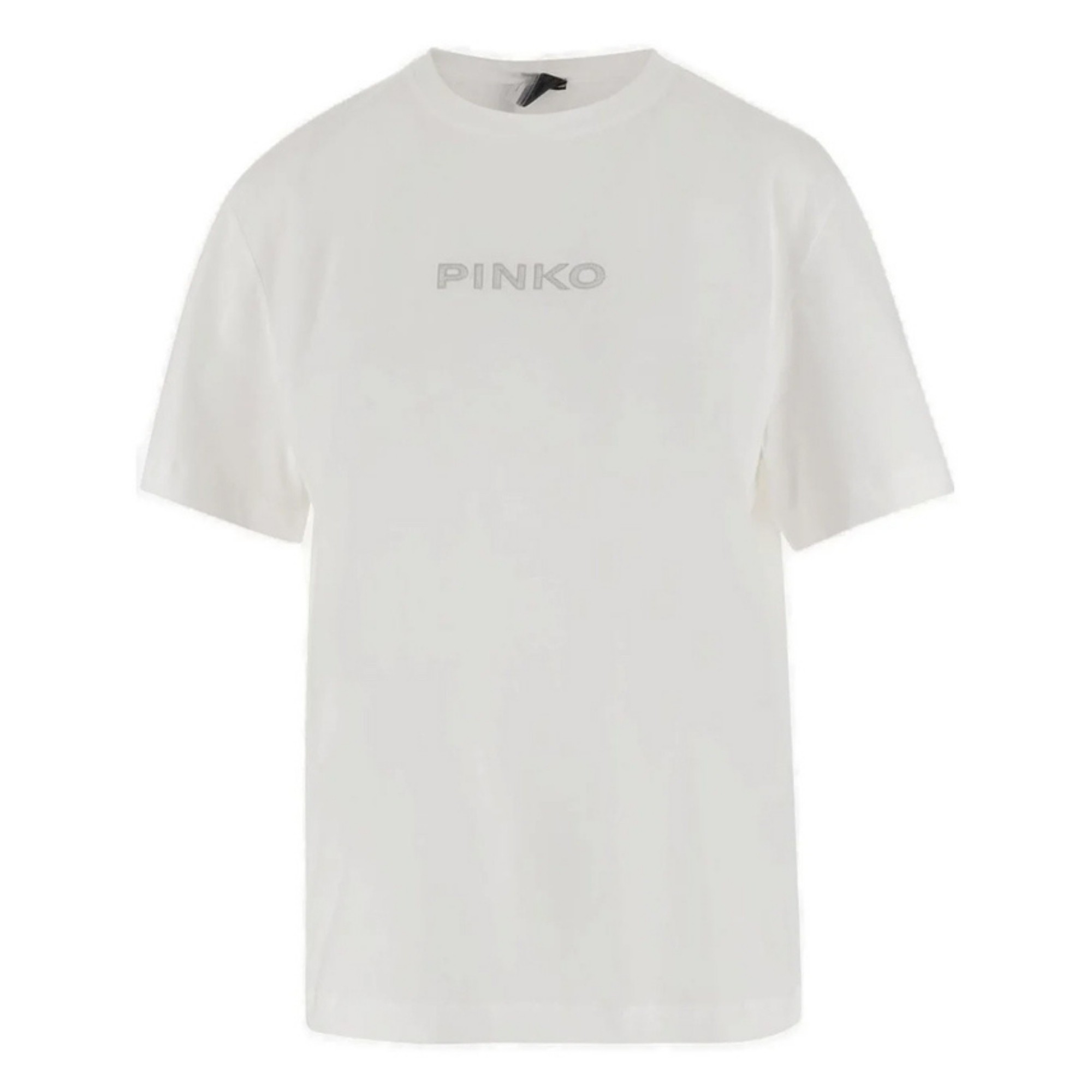 PINKO Marškinėliai trump. rankovėmis moterims, Balta, Strepitoso t-shirt jersey 1