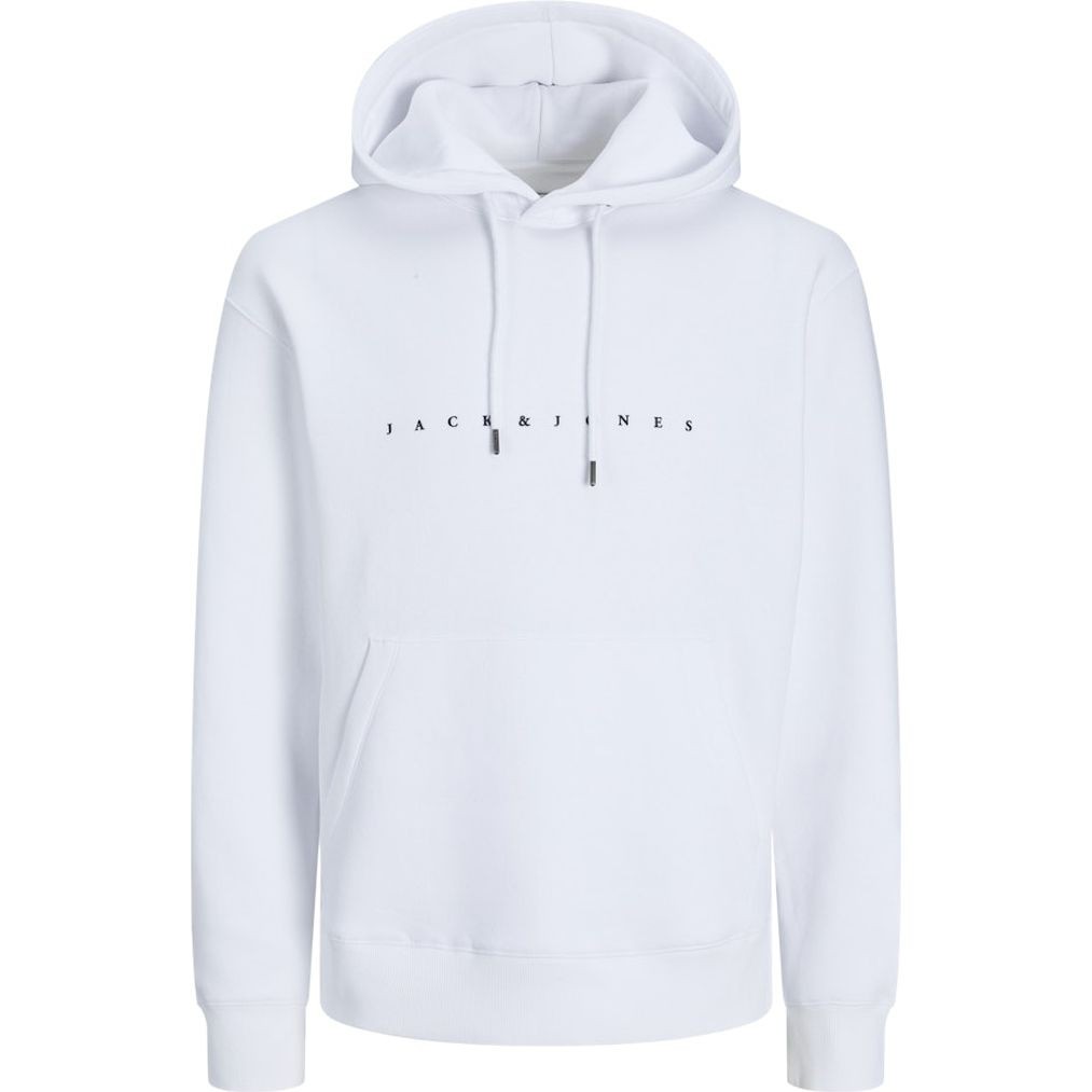 JACK & JONES Džemperis vyrams, Balta, JJESTAR JJ SWEAT HOOD 1