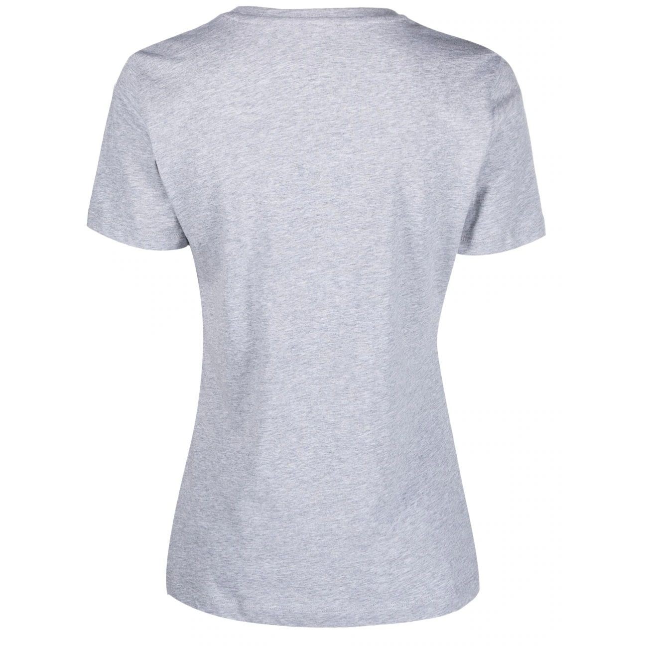 DKNY Marškinėliai trump. rankovėmis moterims, Pilka, Logo tee 2