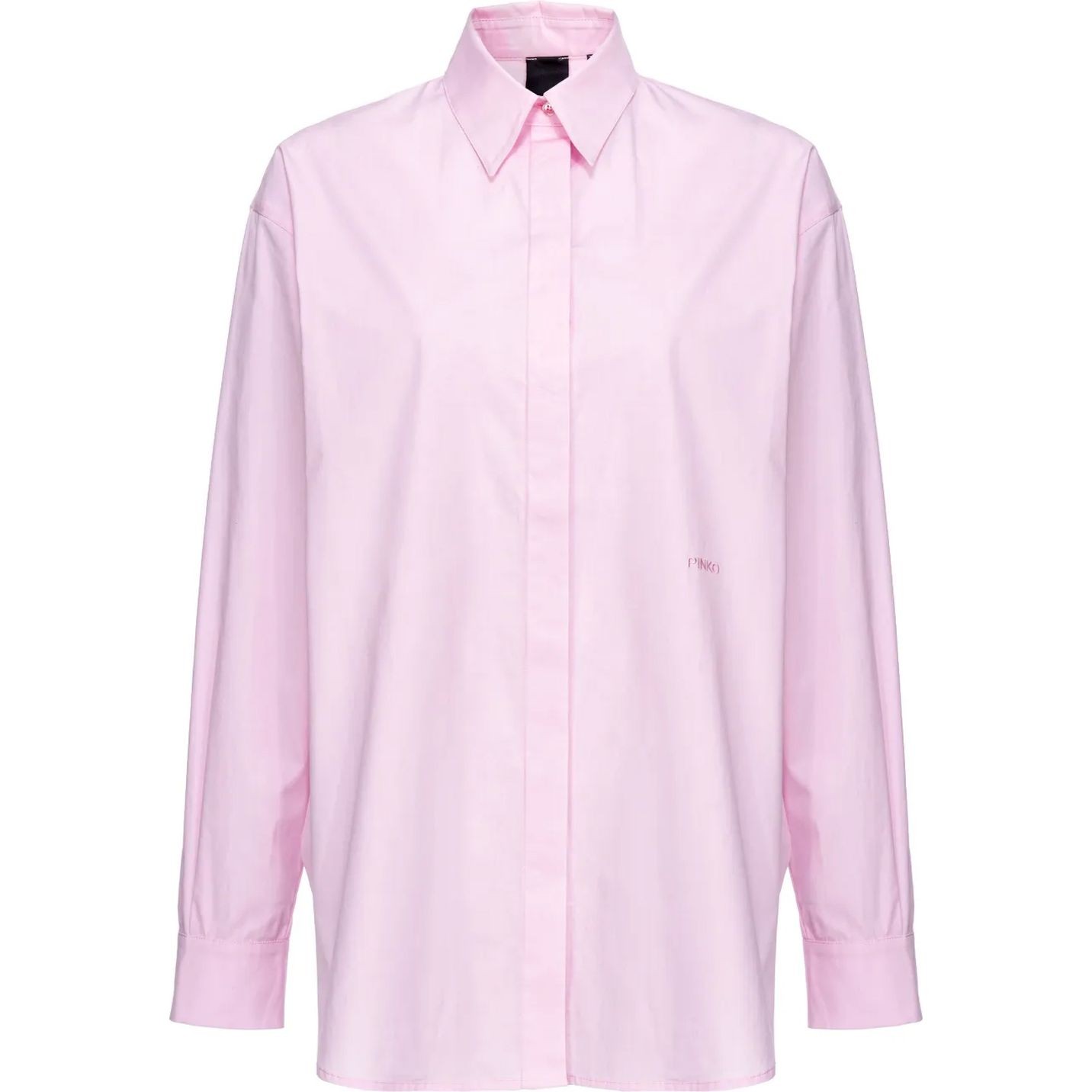 PINKO Marškiniai ilgomis rankovėmis moterims, Rožinė, Poplin shirt 2