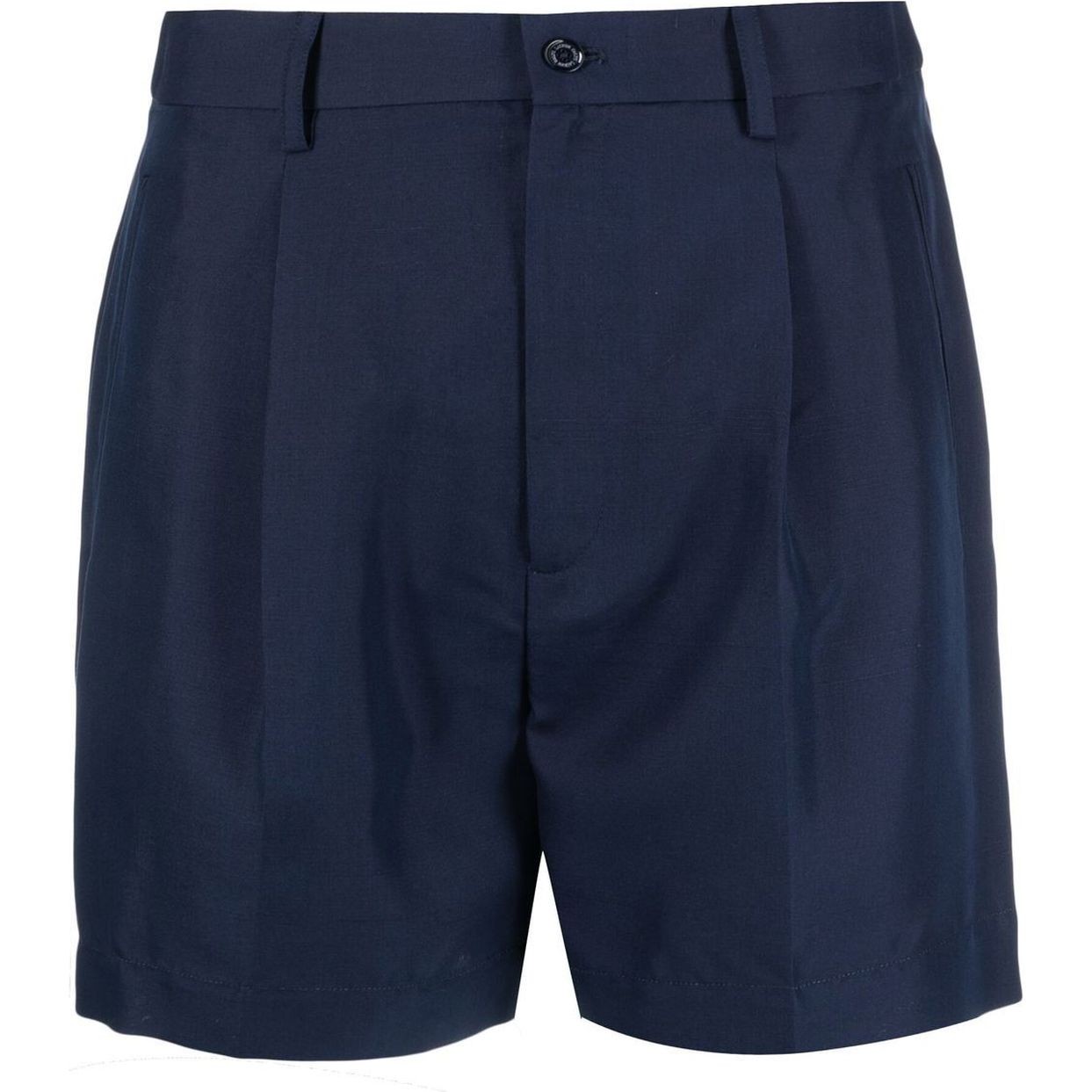 RALPH LAUREN Šortai moterims, Mėlyna, Tracy pleated short