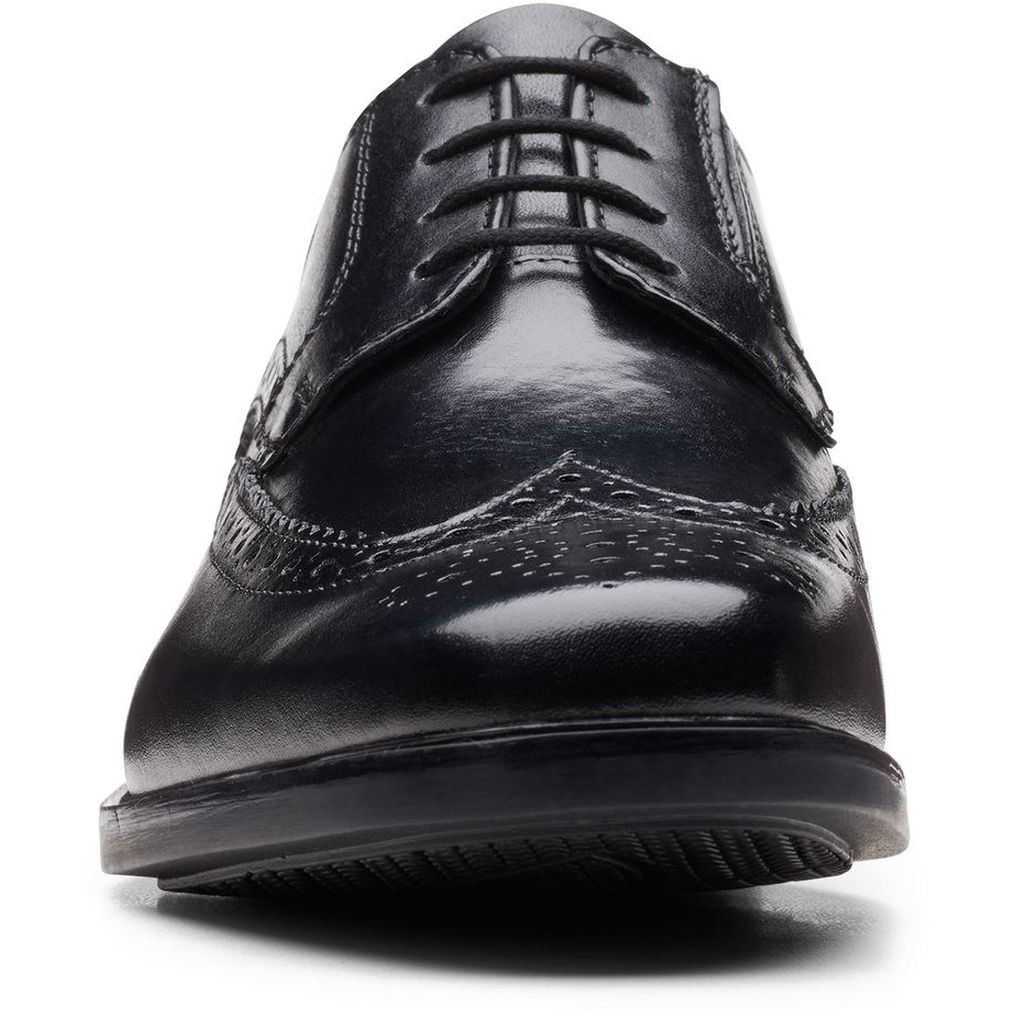 CLARKS Klasikiniai batai vyrams, Juoda, Howard Wing formal 4