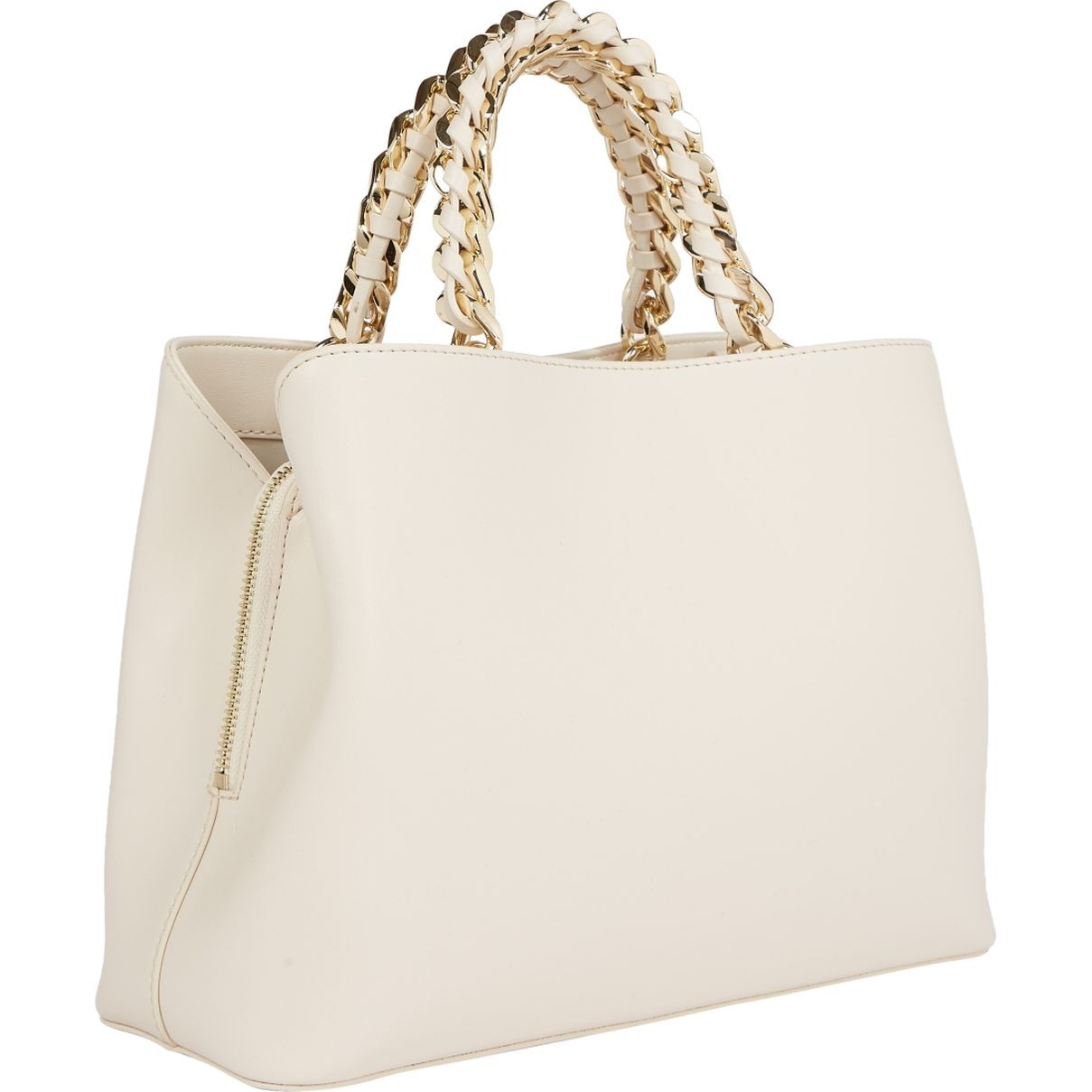 TOMMY HILFIGER Rankinė per petį moterims, Smėlio, Feminine medium satchel 2