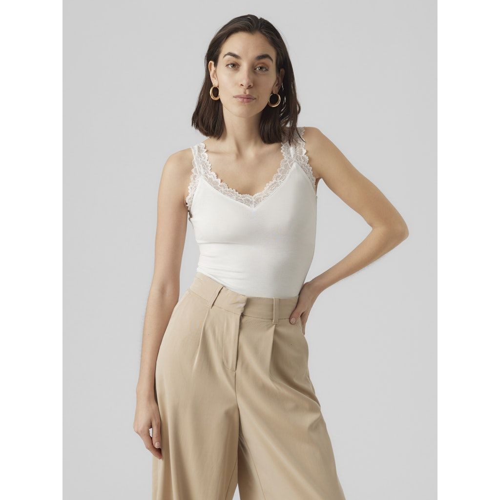 VERO MODA Palaidinės moterims, Balta, VMROSA SL TOP JRS NO 2