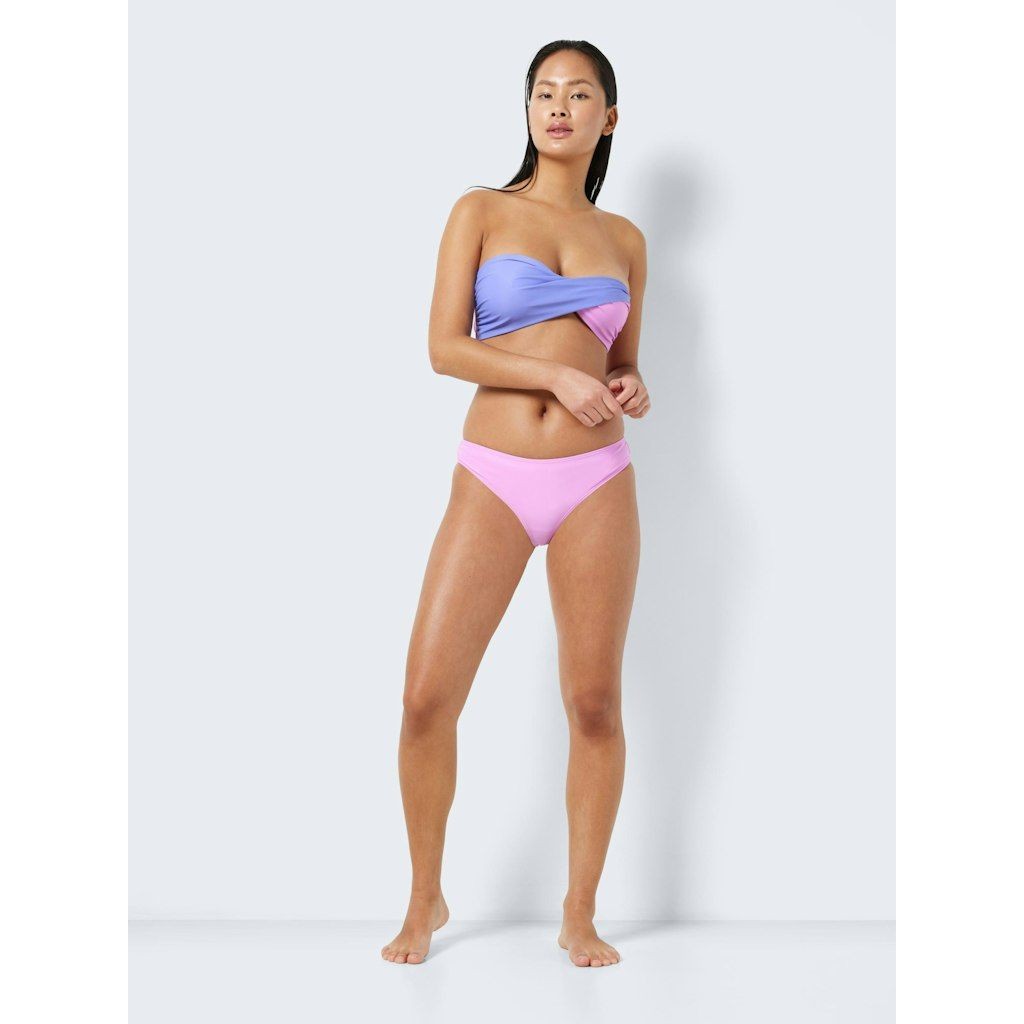 NOISY MAY Apatinė kostiumėlio dalis moterims, Violetinė, NMTWIST BIKINI BRIEFS 4