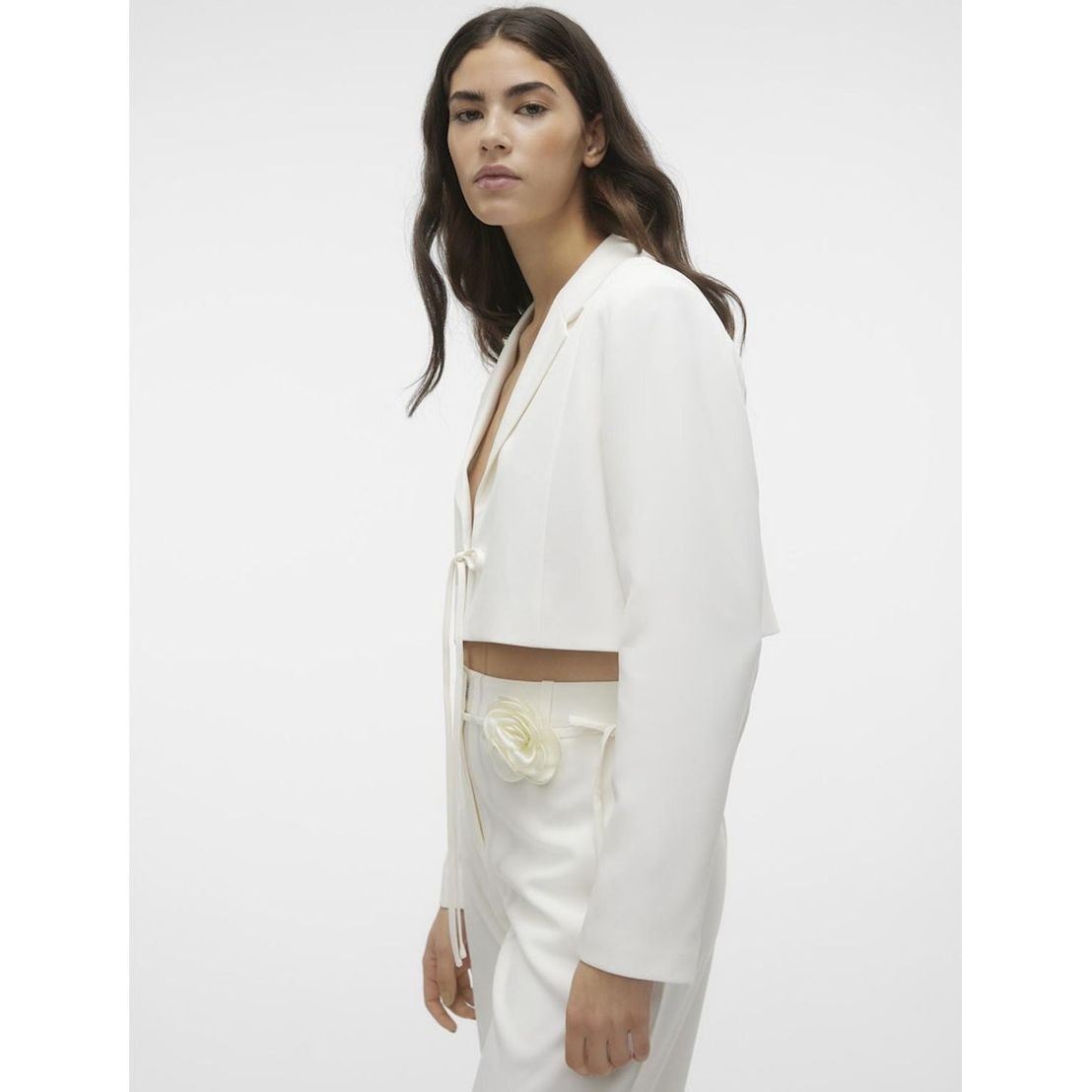 VERO MODA Švarkas moterims, Balta, Vmflorenti blazers 5