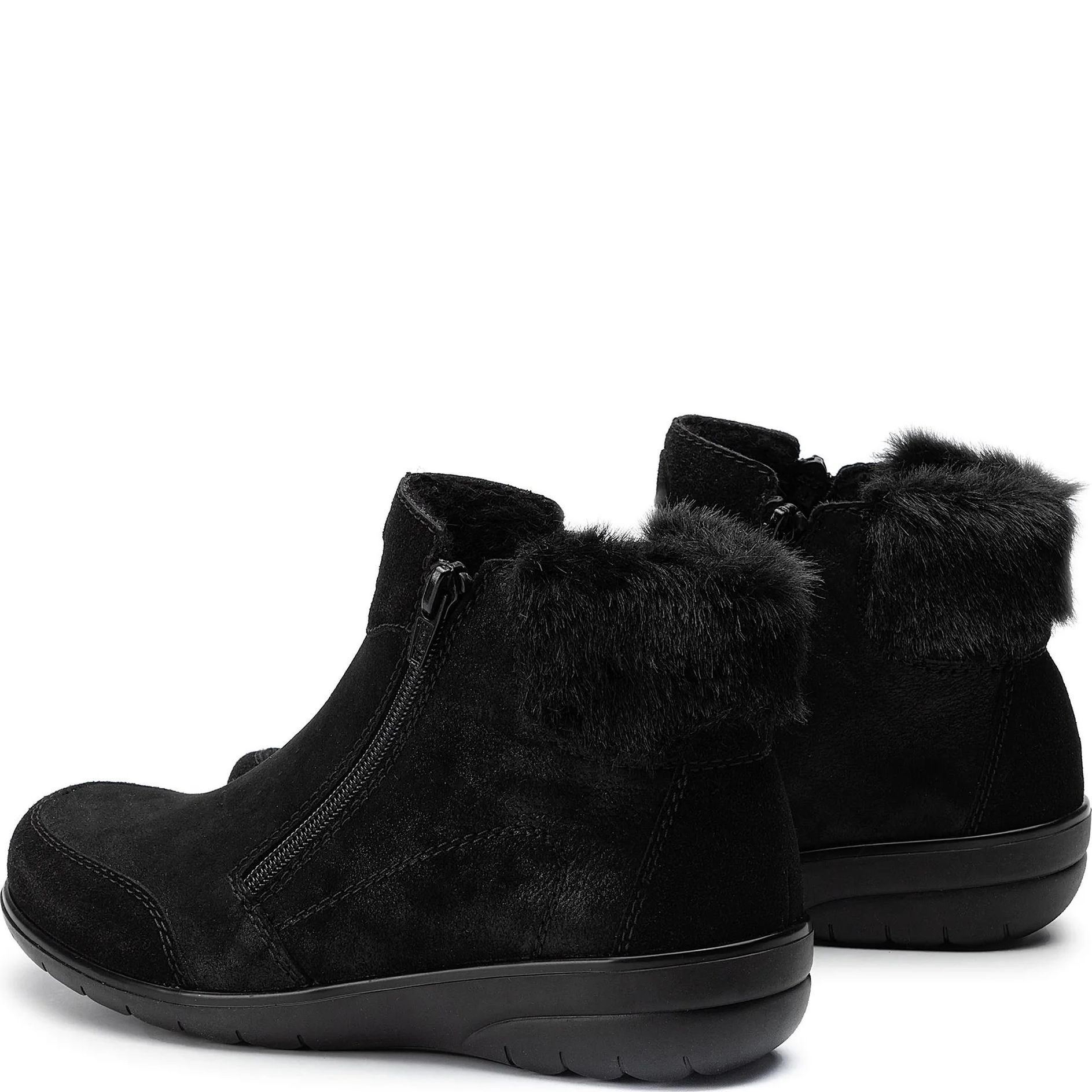 RIEKER Aulinukai moterims, Juoda, BOOTIES 3