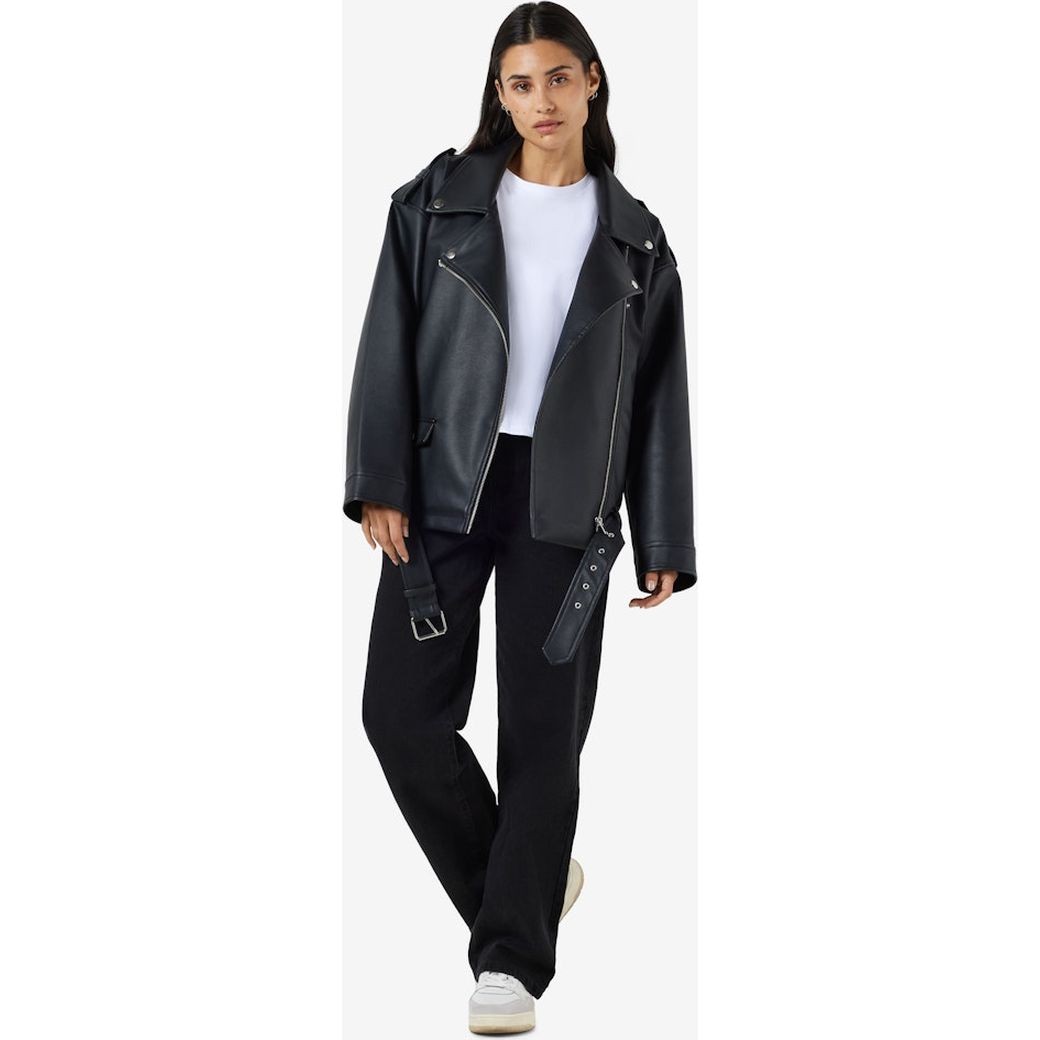 NOISY MAY Striukė moterims, Juoda, NMPAULINA OVERSIZE B 7