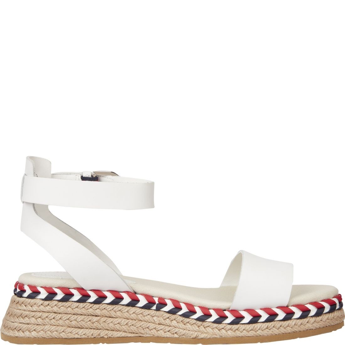 TOMMY HILFIGER Basutės moterims, Balta, Low wedge sandal 3