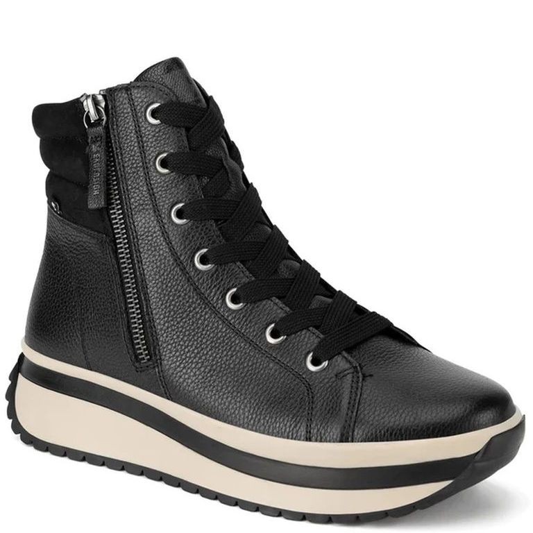 RIEKER EVOLUTION Aulinukai moterims, Juoda, Ladies mid height boots 1