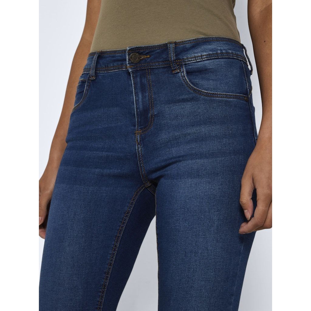 NOISY MAY Slim džinsai moterims, Mėlyna, NMJEN NW S.S SHAPER 7