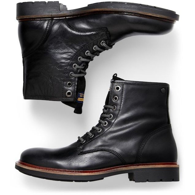 JACK & JONES Aulinukai vyrams, Pilka, JFWTANNER LEATHER BOOT SN 4