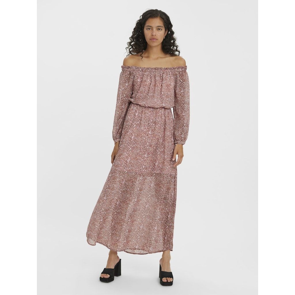 VERO MODA Maxi suknelė moterims, Rožinė, VMULRIKKE CHIFFON LS 2
