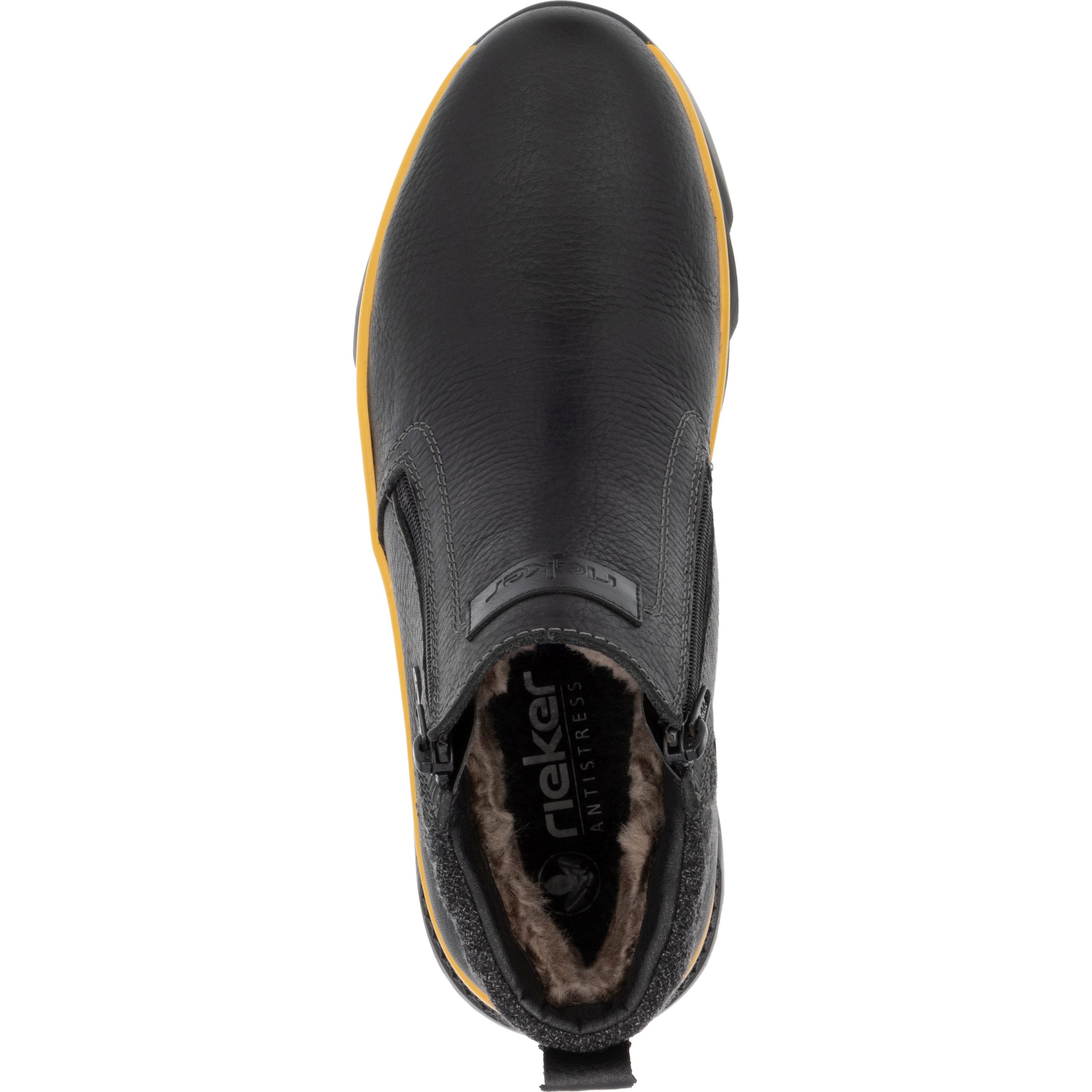 RIEKER Aulinukai vyrams, Juoda, BOOTIES 5