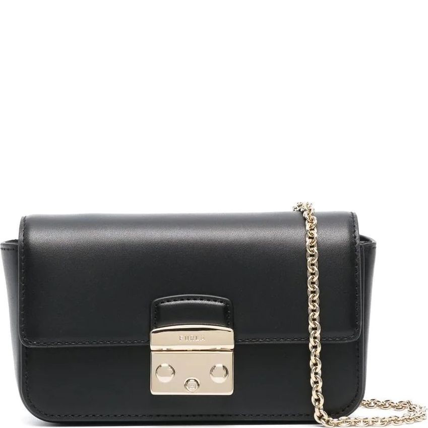 FURLA Rankinė per petį moterims, Juoda, Metropolis mini crossbody 1