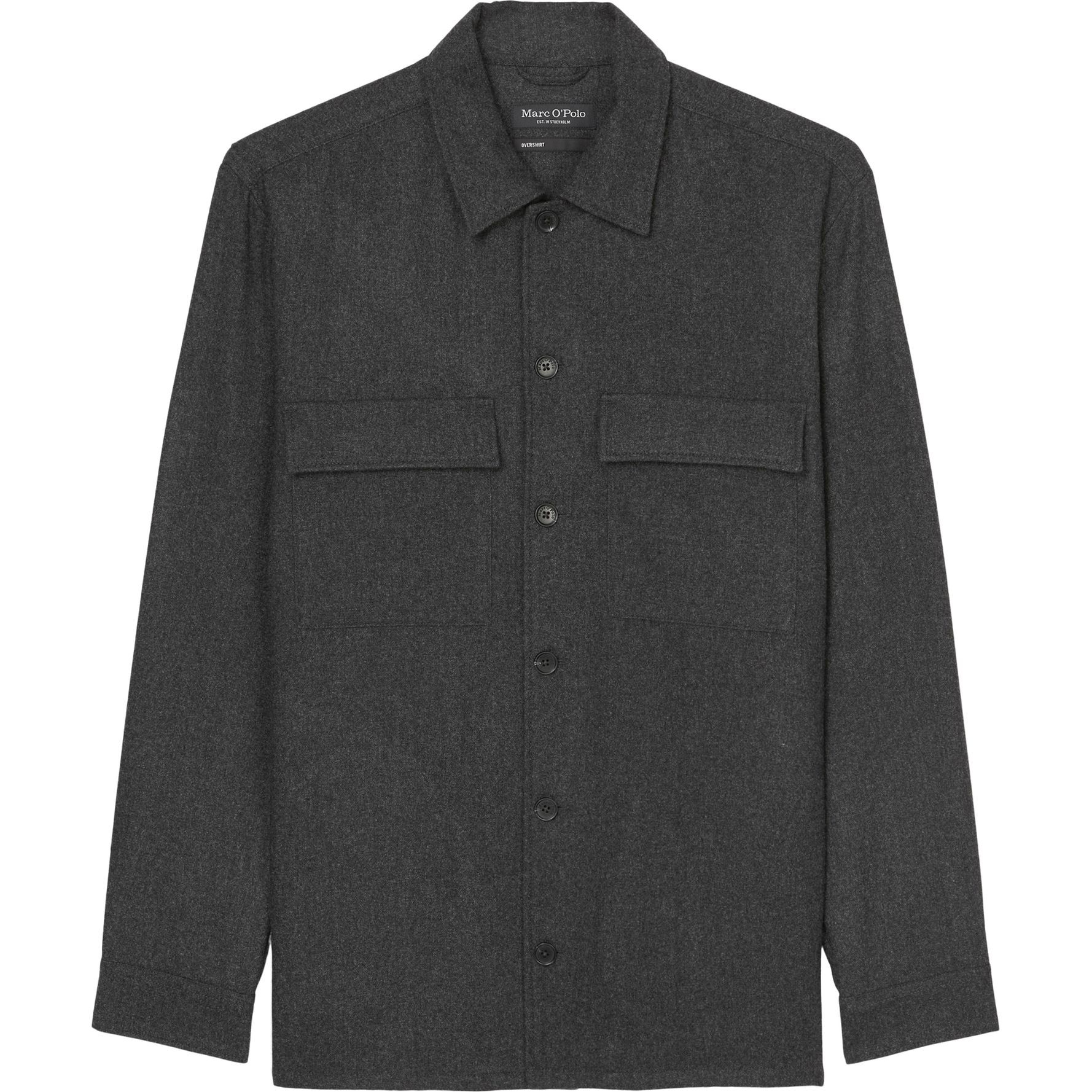 MARC O'POLO Marškiniai ilgomis rankovėmis vyrams, Pilka, Shirts lon 429019474138 1