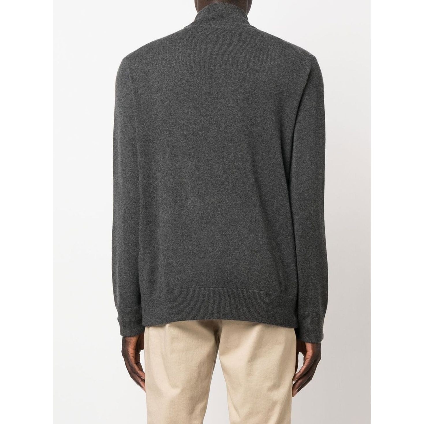 POLO RALPH LAUREN Sportinis nertinis vyrams, Pilka, Long sleeve full zip sweater 3