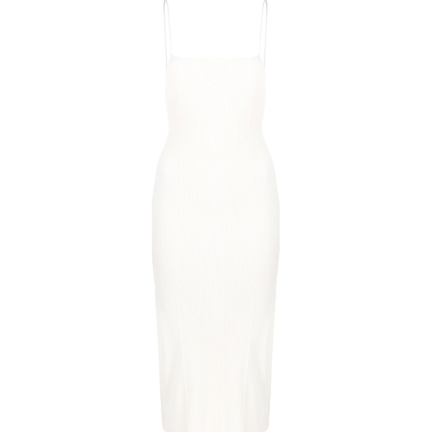 AERON Mini suknelė moterims, Kūno, Ribbed cami midi dress