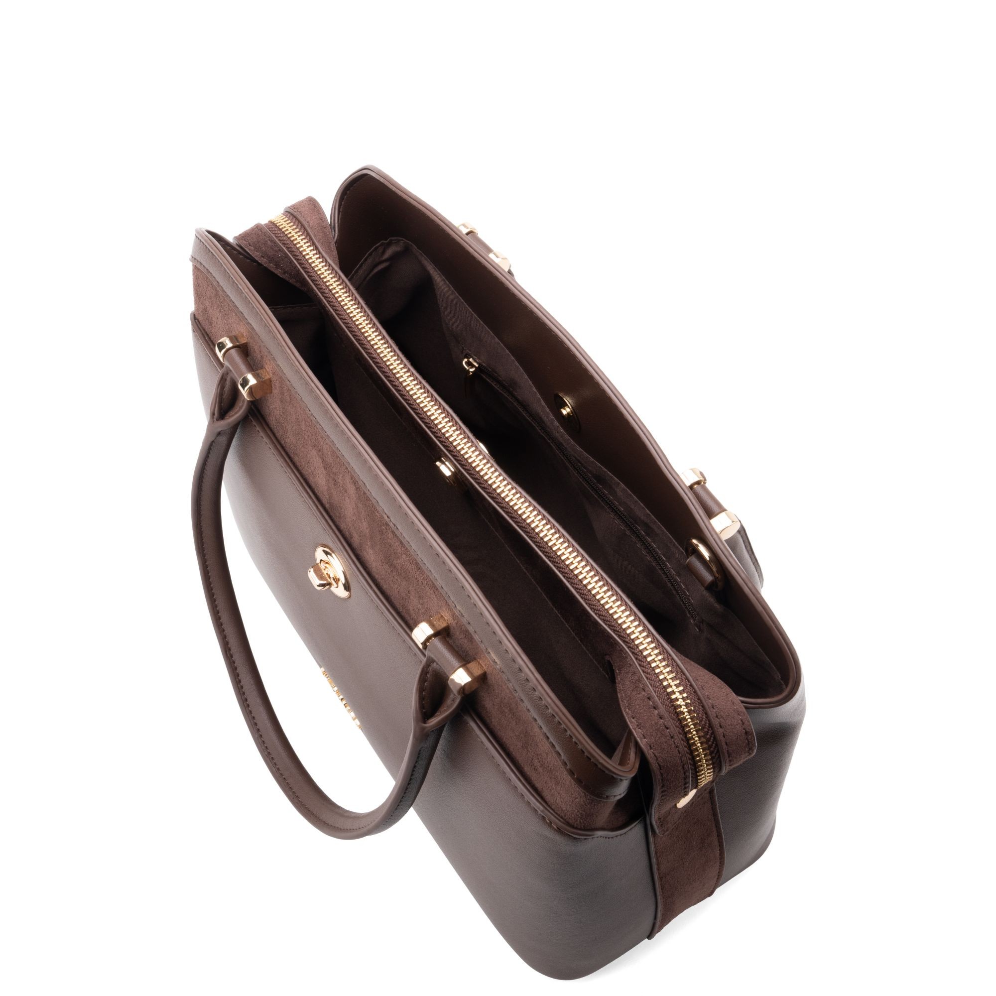 LA CONTE Pirkinių krepšys moterims, D.brown, Tote bag 3