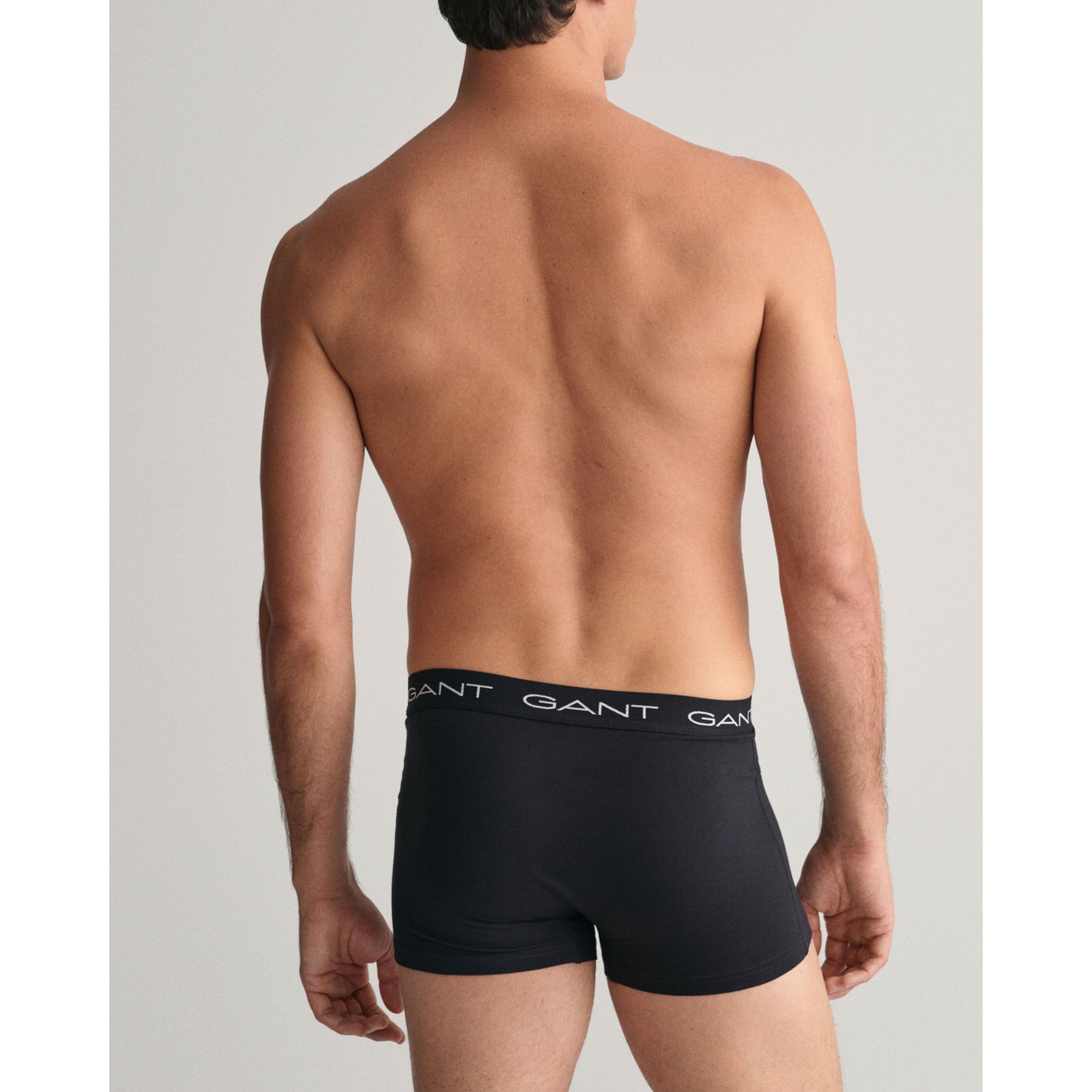GANT Ilginti apatiniai vyrams, Juoda, TRUNK 3-PACK 3