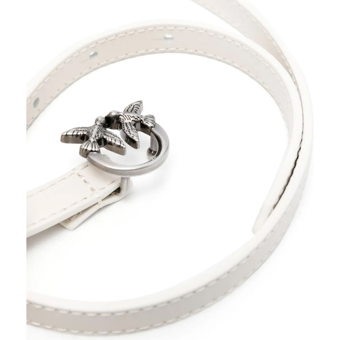 PINKO Diržas moterims, Balta, Love berry belt 2