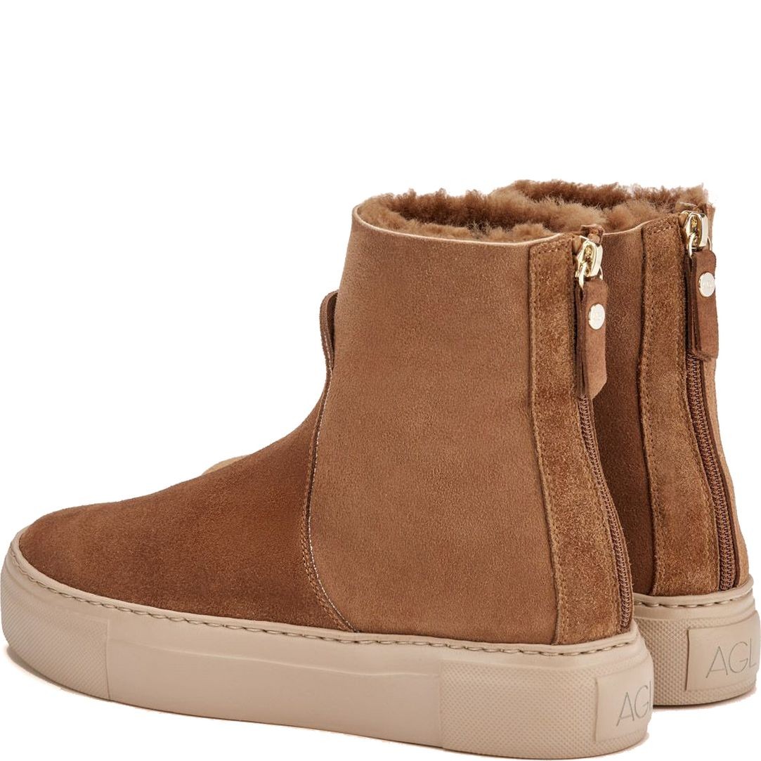 AGL Aulinukai moterims, Ruda, Meghan warm booties 3