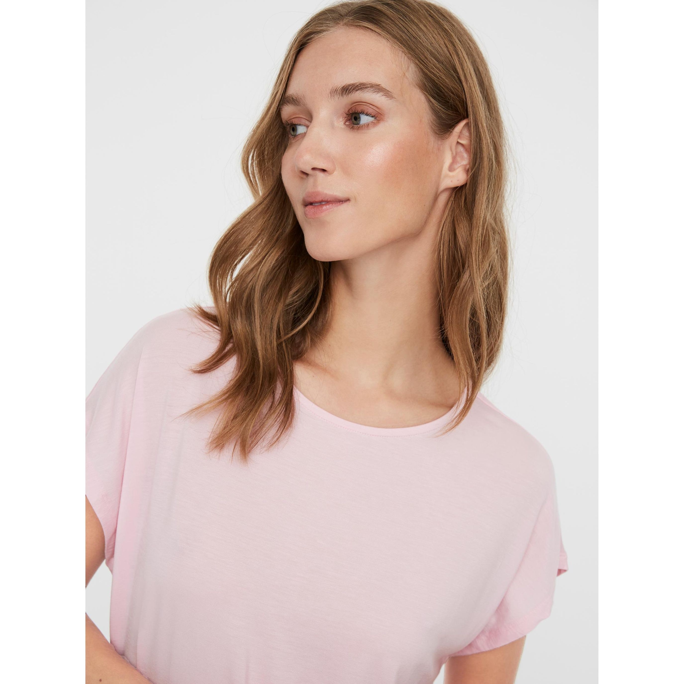 VERO MODA Marškinėliai moterims, Rožinė, VMAVA SS STRING 5