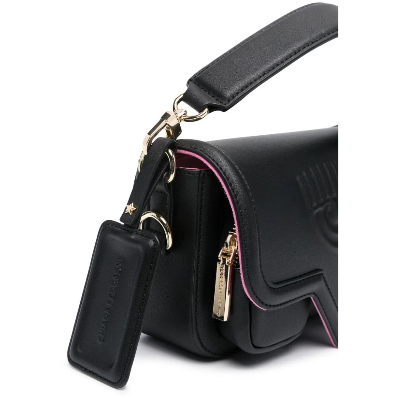 CHIARA FERRAGNI Rankinė moterims, Juoda, Eyelike bags  handbag 3