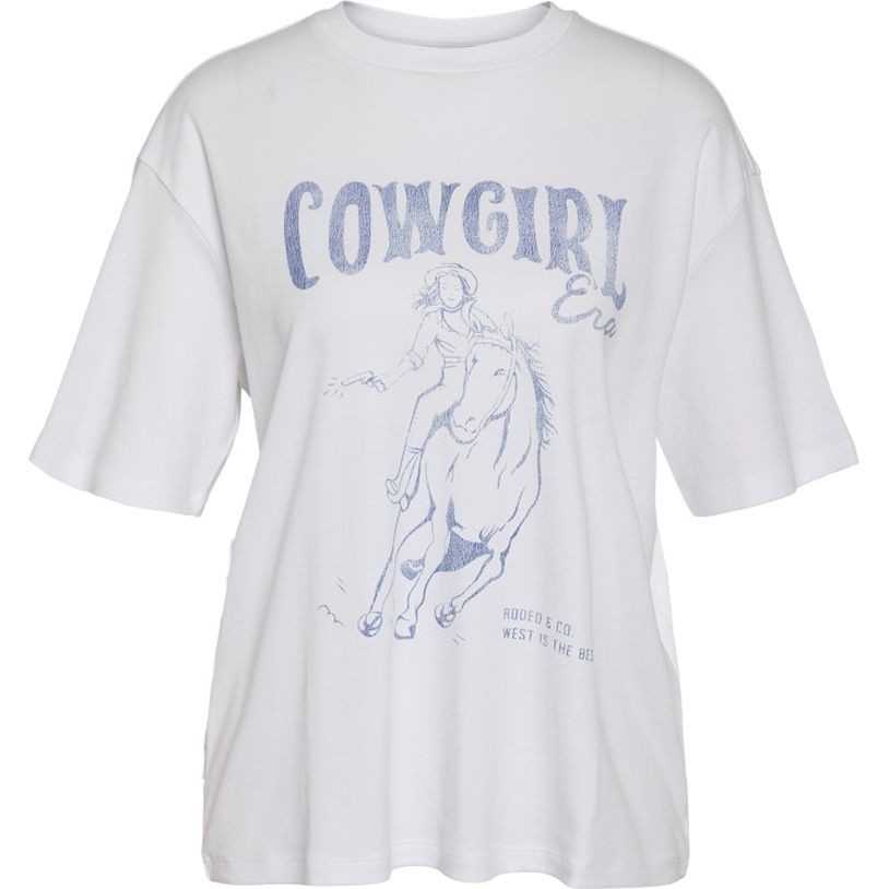 NOISY MAY Marškinėliai moterims, Balta, Kim millie print t-shirt 1