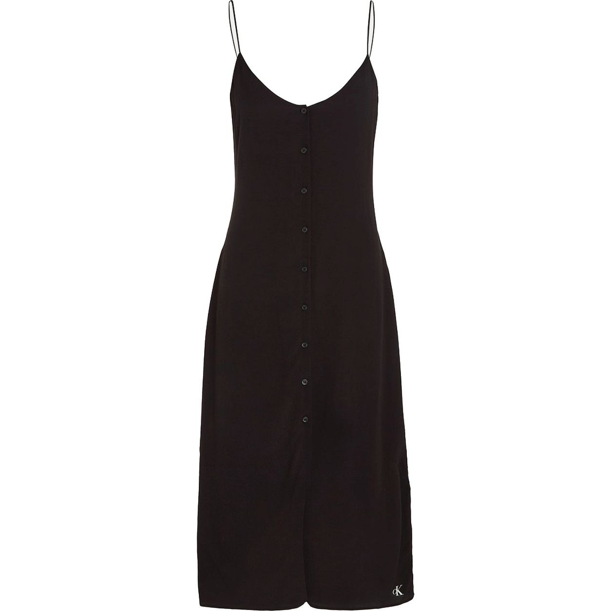 CALVIN KLEIN JEANS Mini suknelė moterims, Juoda, Flare dress 1